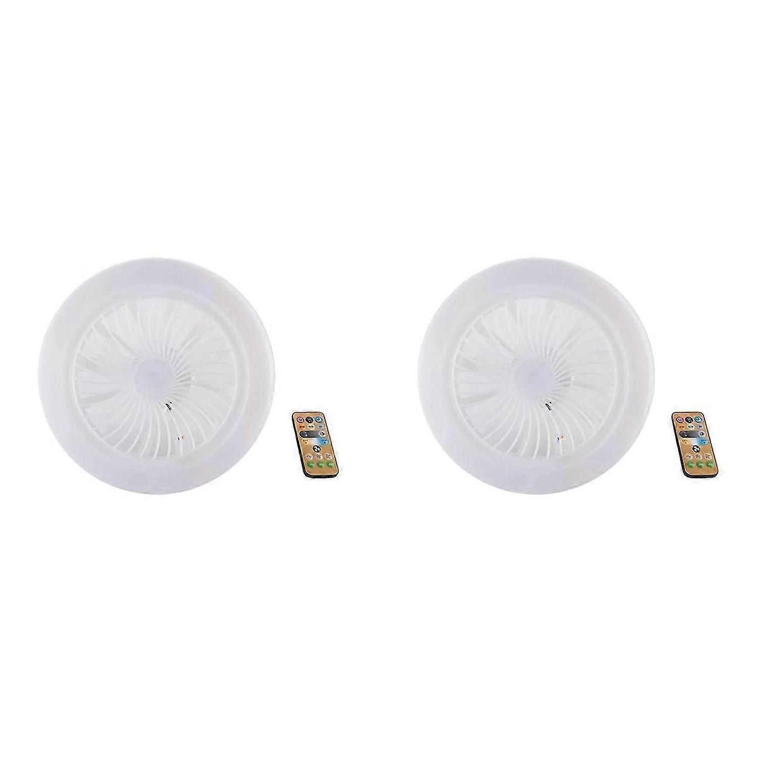 30W Ceiling Fan with Integrated Lights E27 Remote Ceiling Lighting A