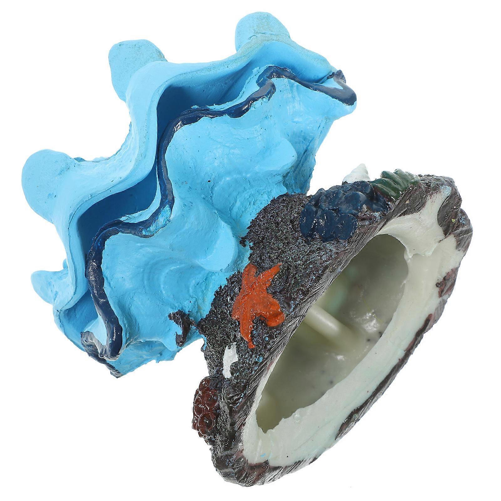 Air Stone Aquarium Bubble Diffuser for Fish Tank Shell Design 2Pcs