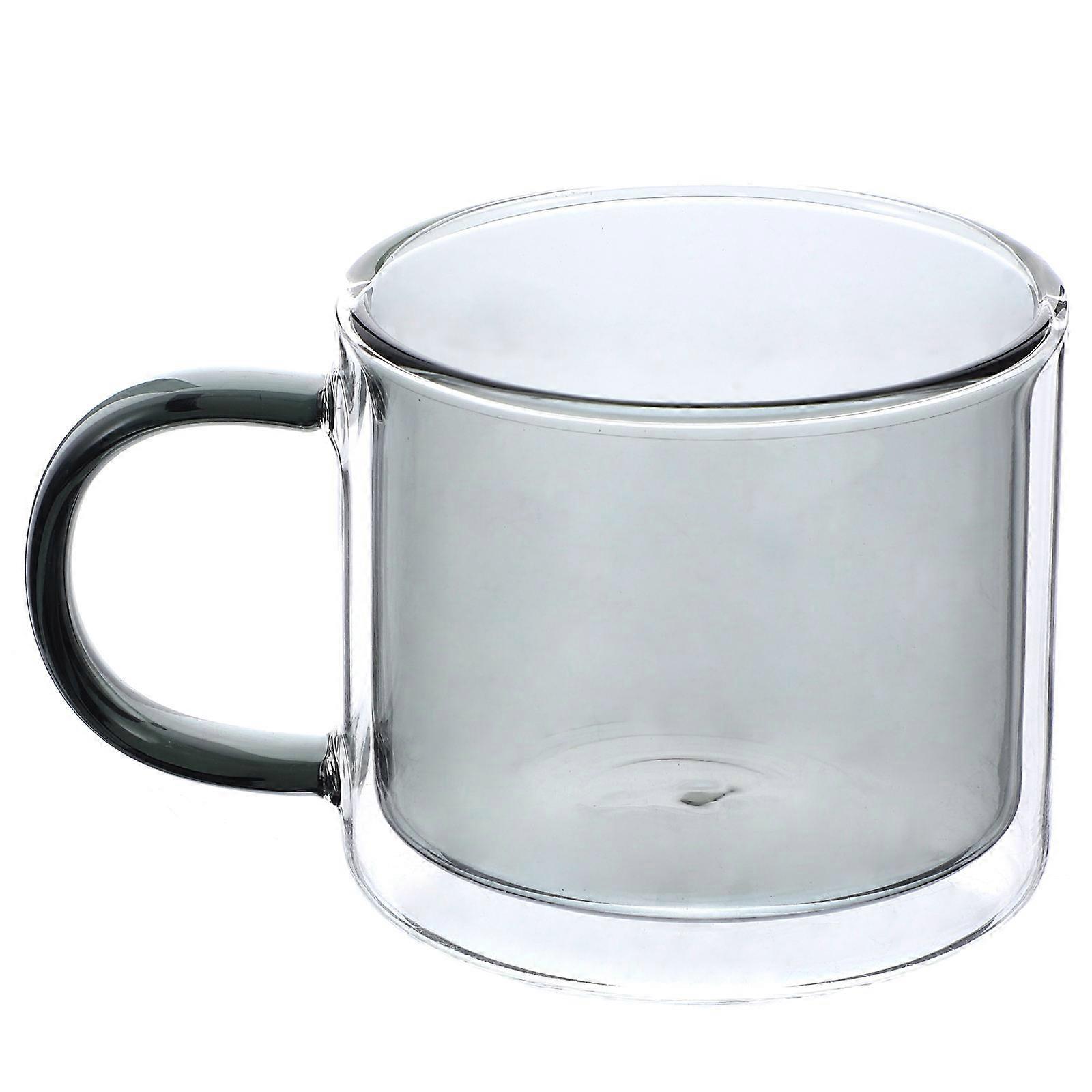Glass Coffee Mug Isolation Glass Cup for Cold Drink 1 Piece