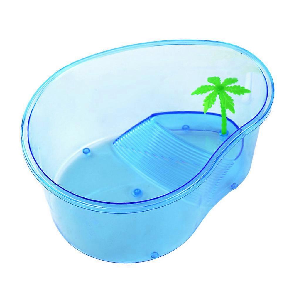 Plastic Reptile Tank Turtle Cage Multi-Function for 2Pcs Household