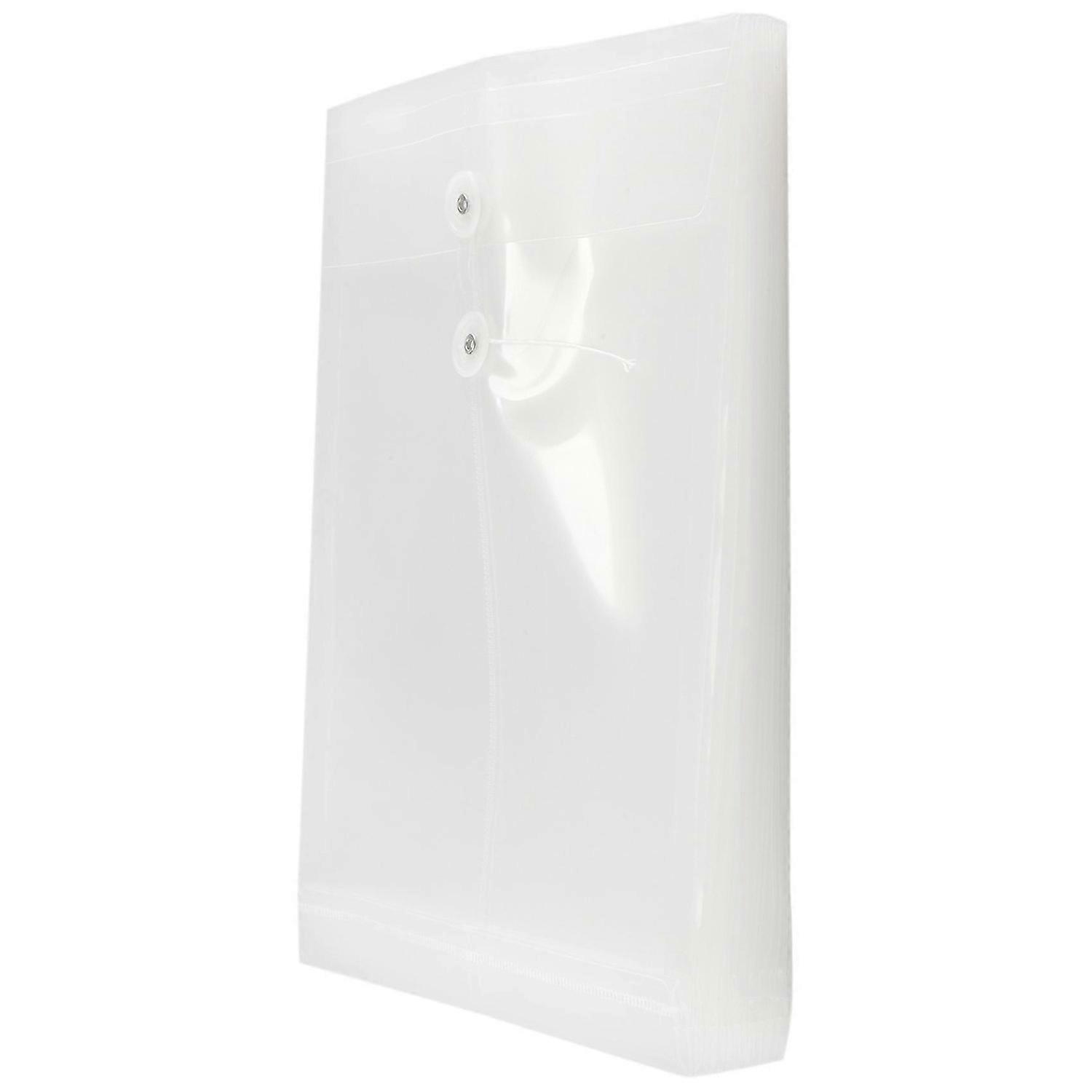 12 Pack Clear Plastic Envelopes Poly Envelopes Expandable Files