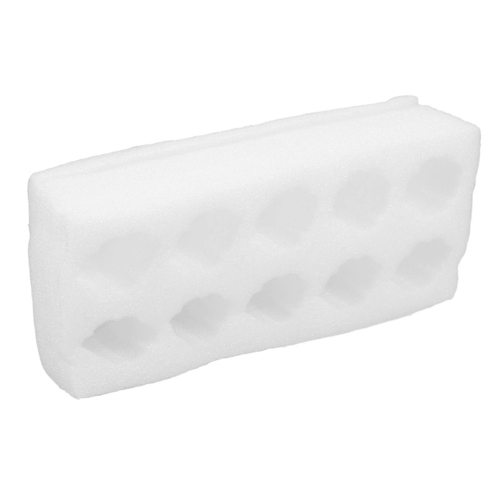 Egg Crate Pad for Safe Egg Transport Bulk Packaging 4Pcs White Epe