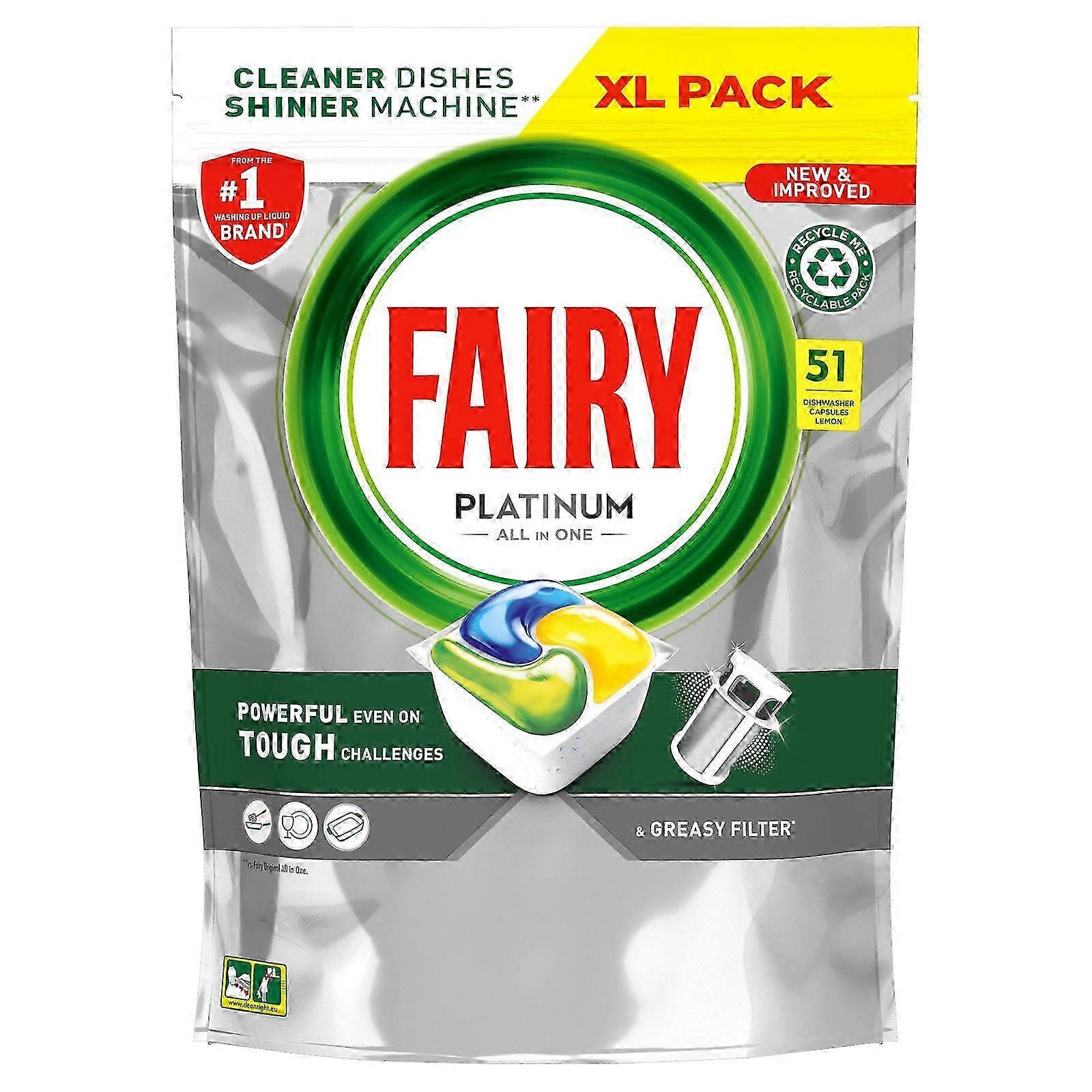 Platinum All in One tablety do myčky nádobí citron 51 kapslí