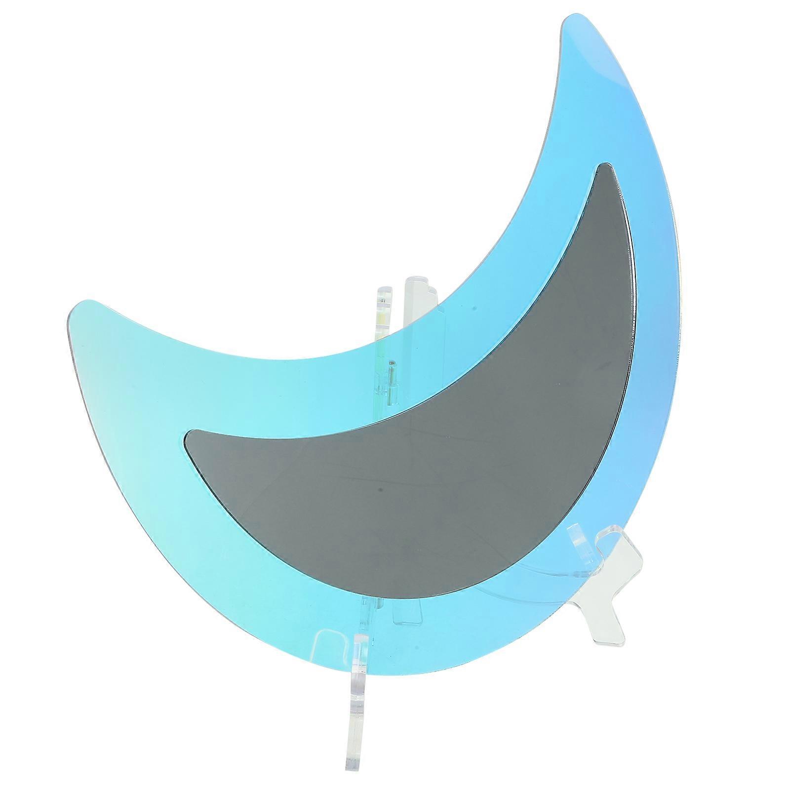 Decorative Acrylic Moon Mirror for Home Use 5Pcs Tabletop Vanity Mirror