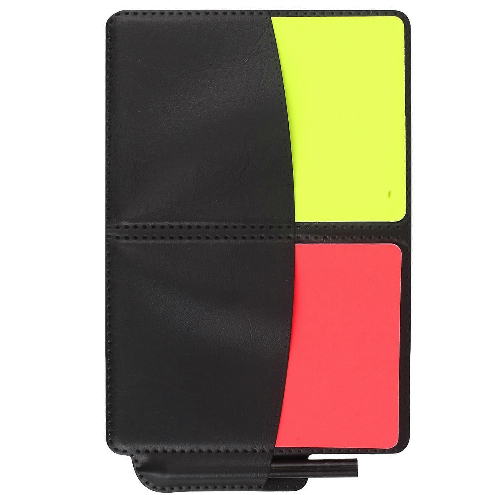 Referee Card Soccer Red and Yellow Cards Set for Sports 5Sets with Pencil