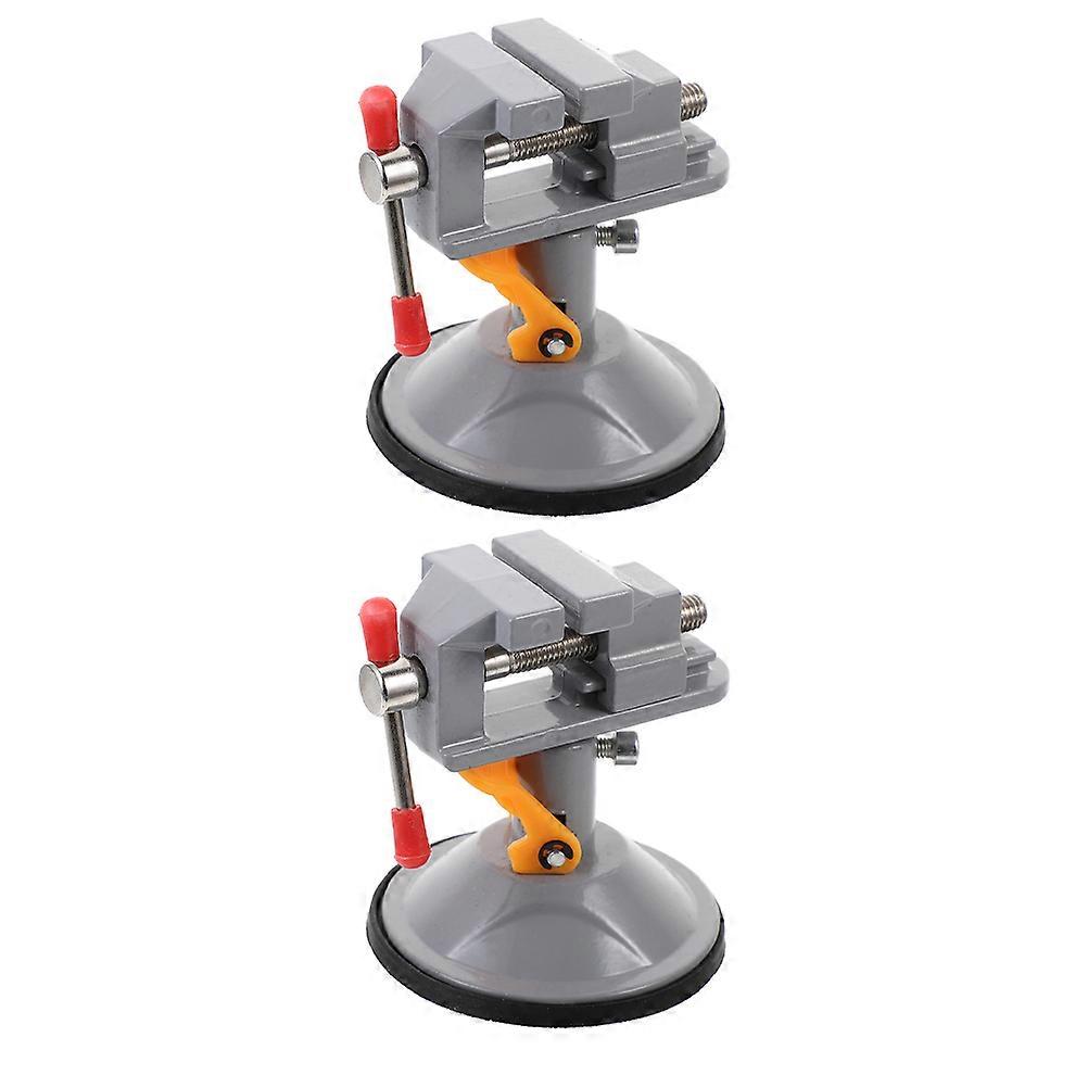 Mini Table Vise 6Pcs for Jewelry Making and Woodworking with Portable Clamp