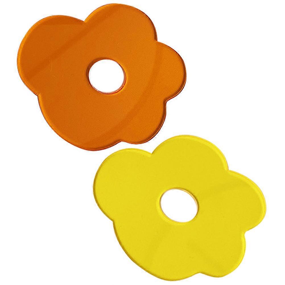 Flower Shape Coasters for Home Use 6Pcs Protective Dining Table Cup Pads