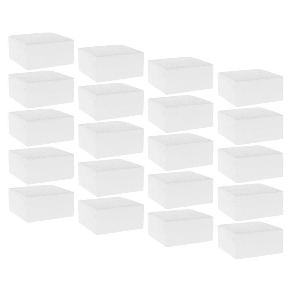 Square Foam Cake Dummy for Fondant Practice 20Pcs Polystyrene Blocks