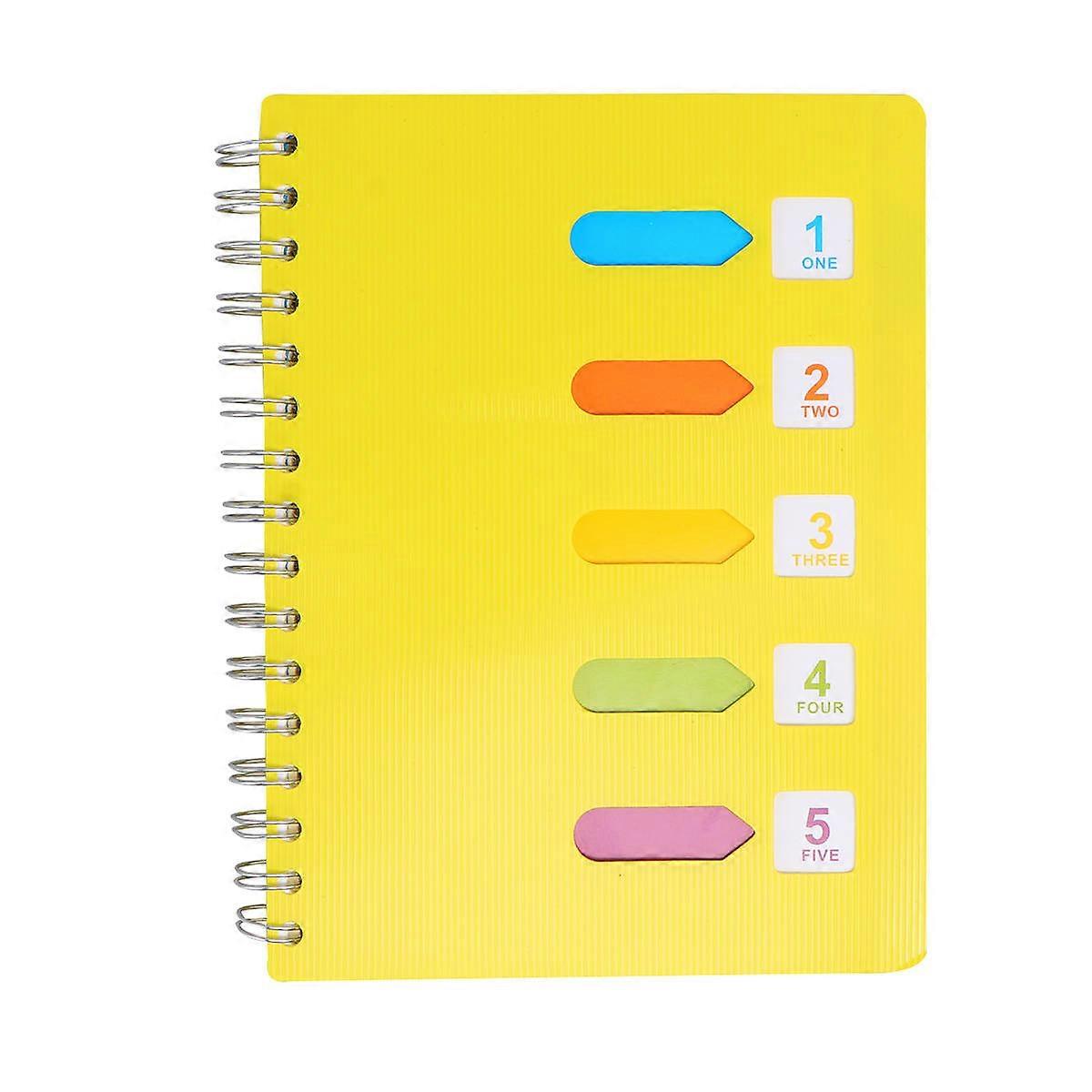 Journal Diary Notepad Thick Side-Spiral Notebook for Writing Use 3Pcs