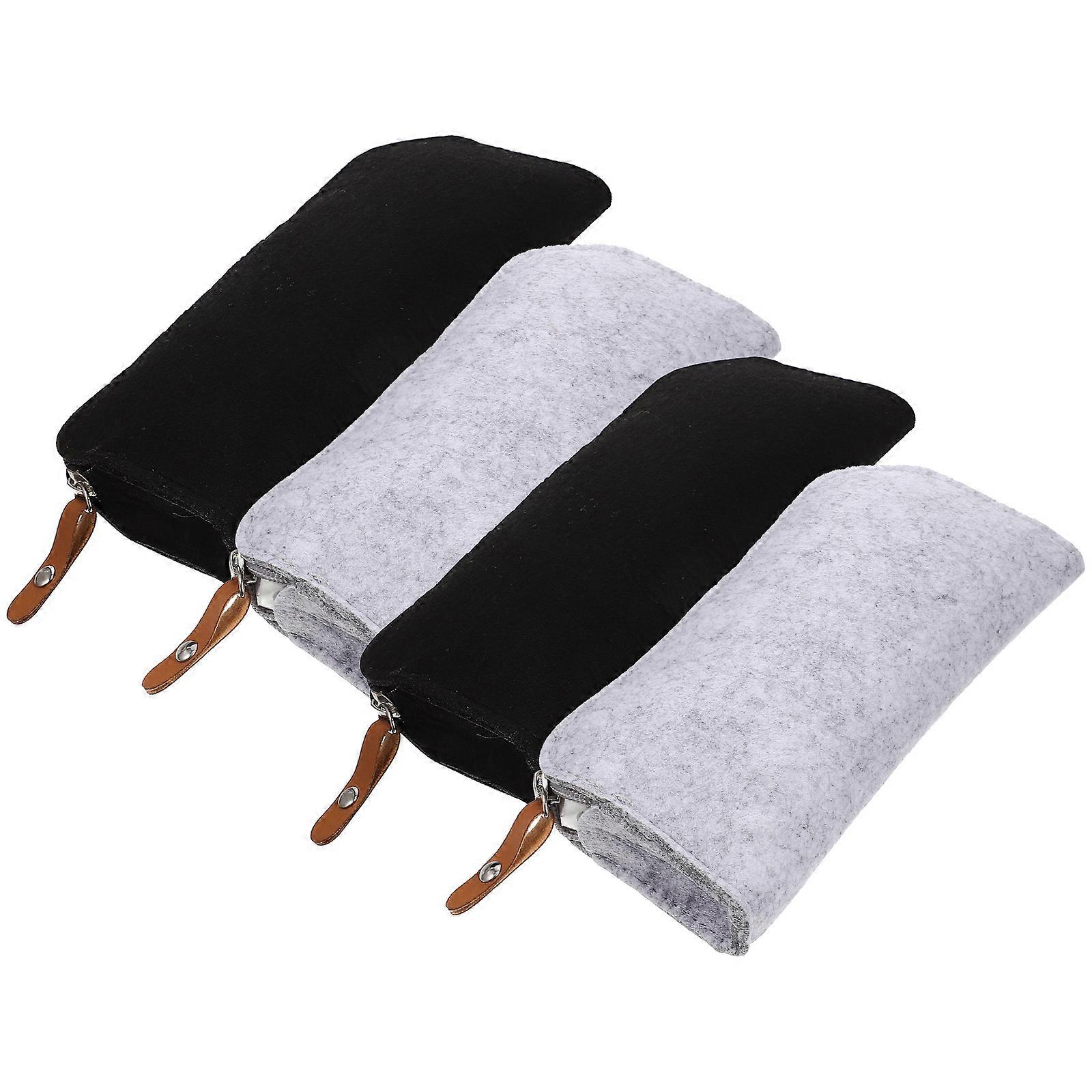 Multi-Function Zipper Pencil Bag for Storage 20Pcs Felt Stationery Bags