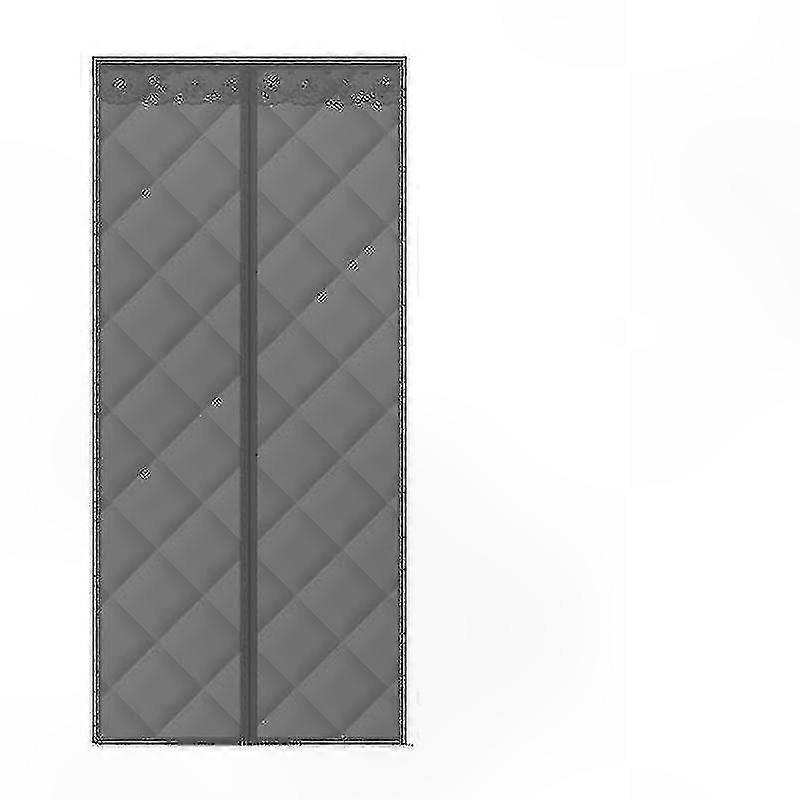 Winter Door Curtain with Magnetic Closure for Heat and Sound Insulation Windproof and Warmth Retention for Home Use