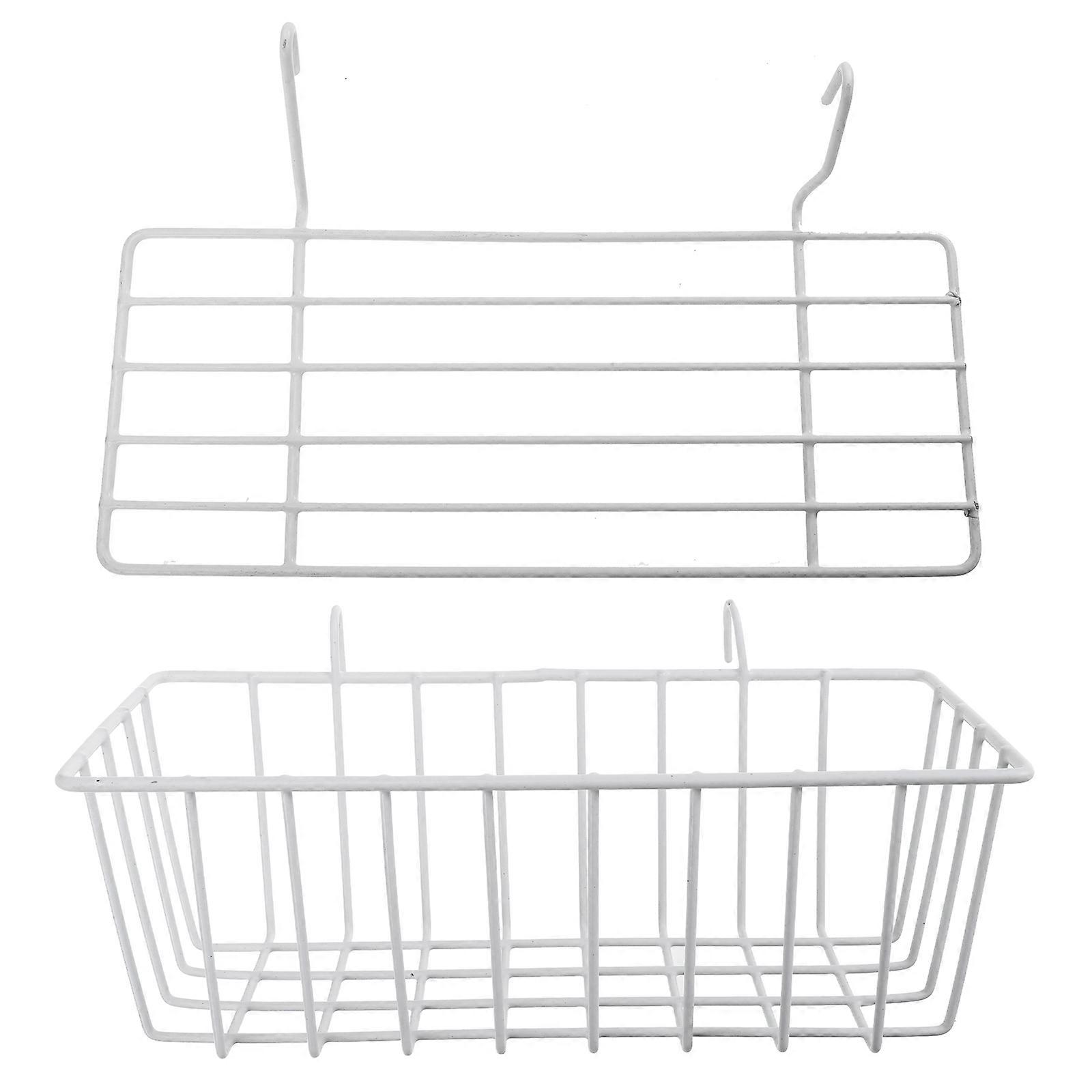 Storage Basket Iron Multi-Function Fruit Basket for Storage 2Pcs