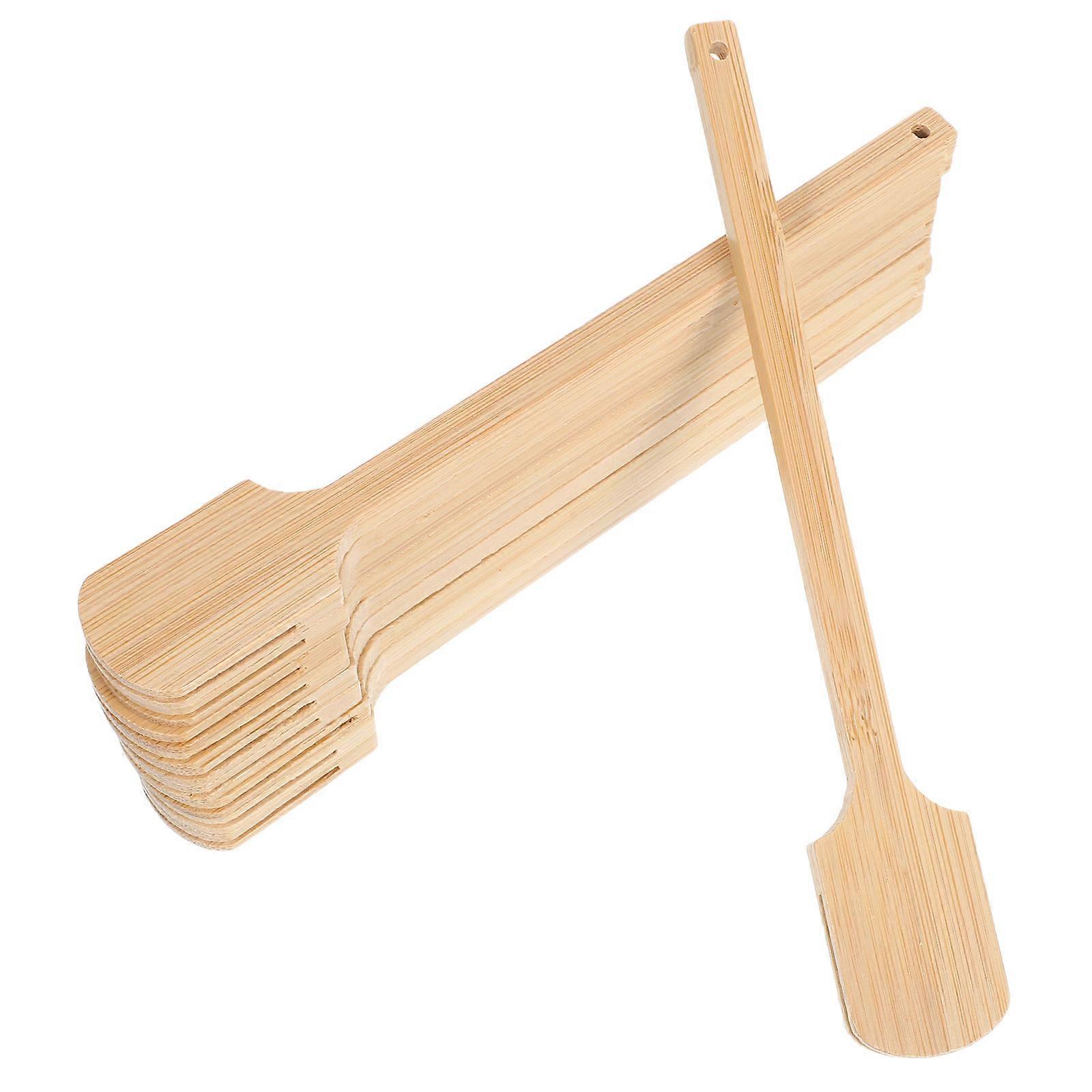 Round Bamboo Fan Handles for Art Projects and DIY Crafts 50Pcs