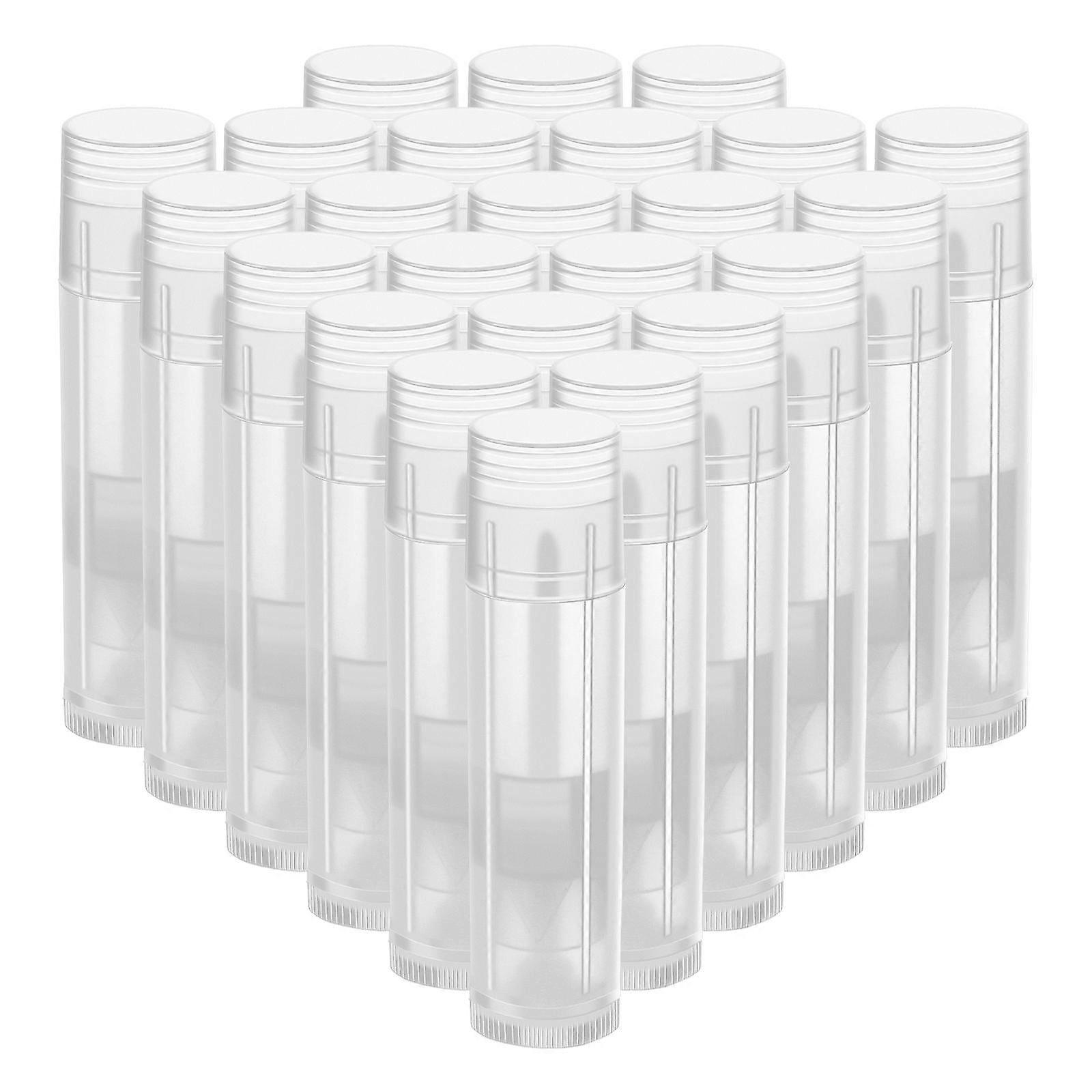 Empty Lip Balm Tubes Lip Gloss Containers for Storage 50Pcs Assorted Color