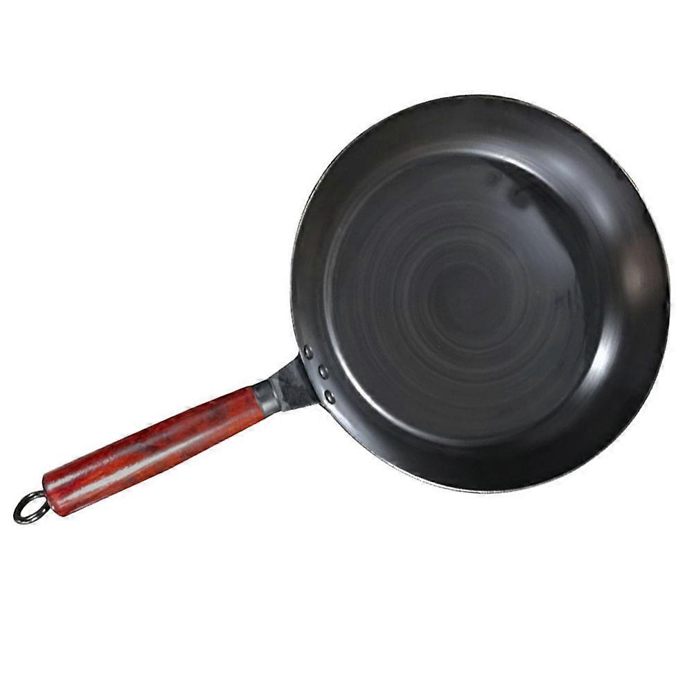 Non Stick Skillets Iron Frying Pan Guest Entertaining 28cm Construction 1Set
