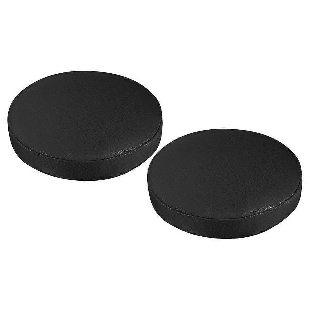 Stretch Stool Cover Black Round Stool Covers for Decoration 16Pcs