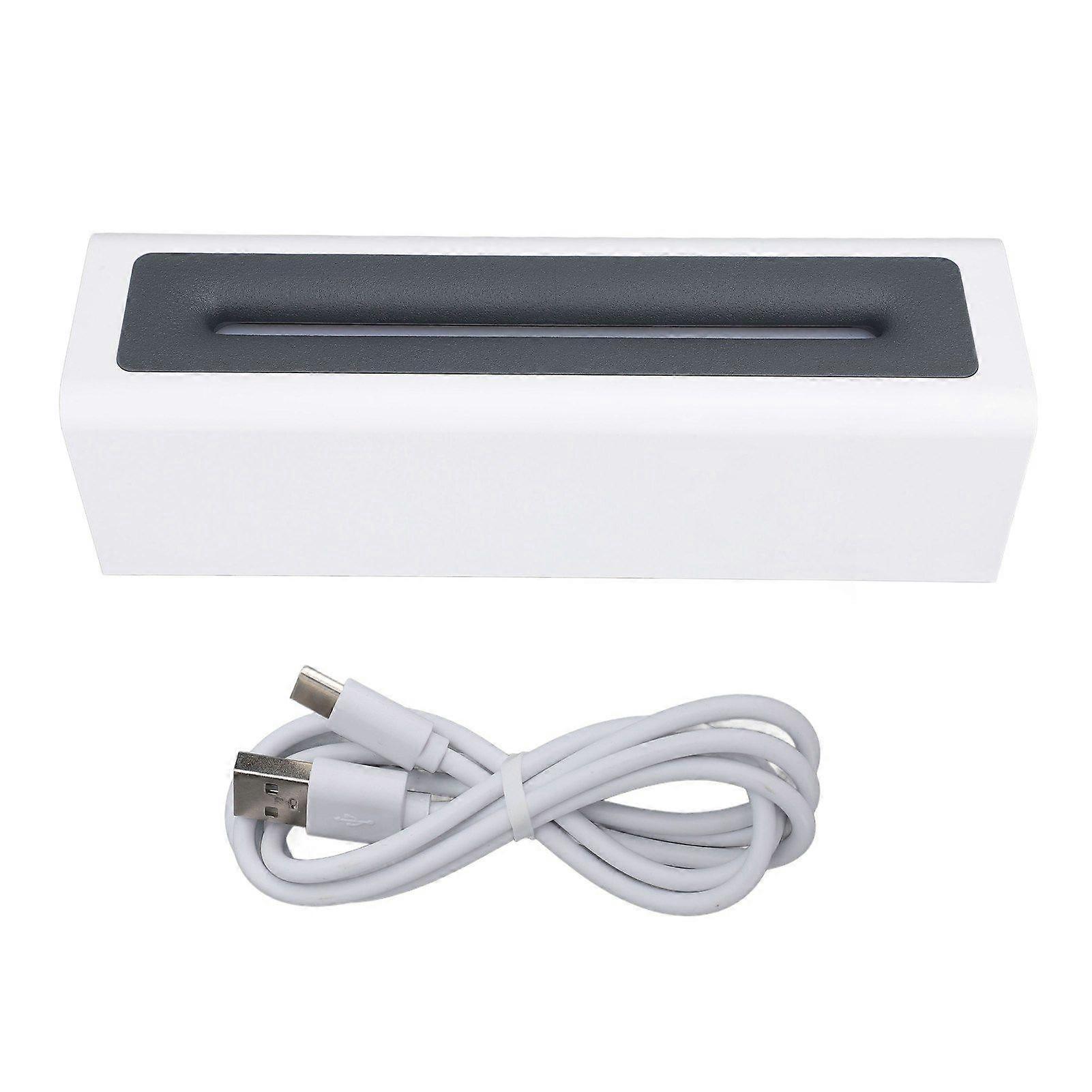 Essential Oil Diffuser 150ml Aromatherapy Humidifier Colorful Flame Light Quiet Operation USB Powered Mist Diffuser White