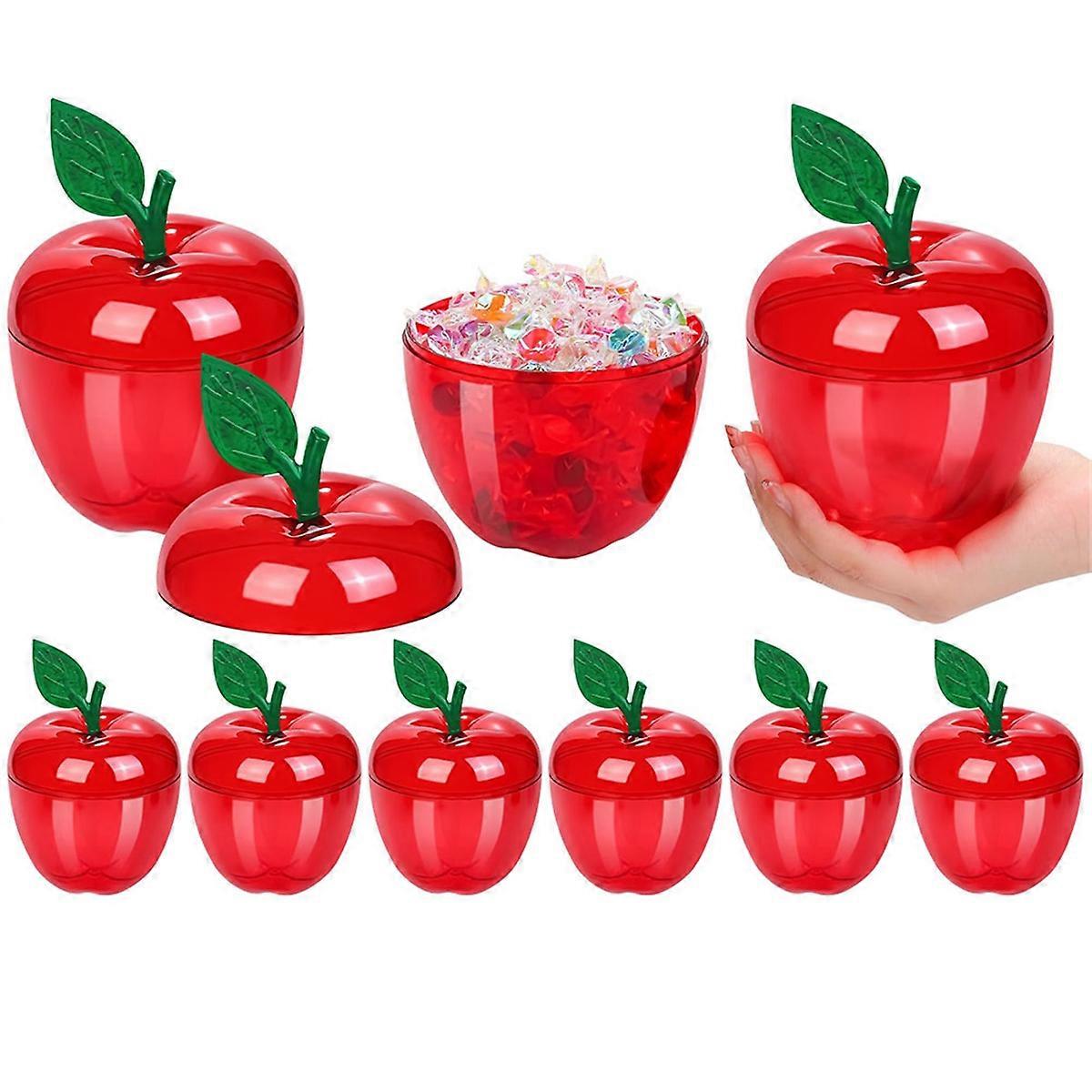 8 Pack Red Candy Containers - Teacher Appreciation, Wedding