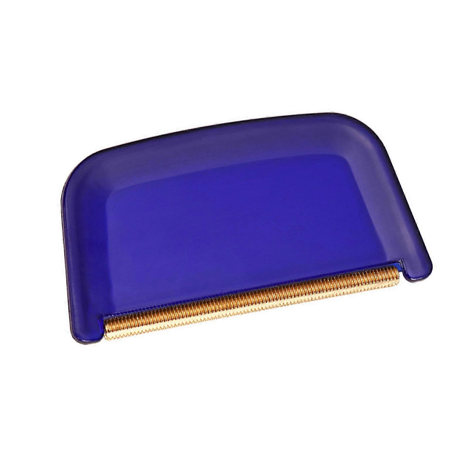 Professional Manual Lint Remover Fabric Shaver Copper Blade For Sweaters Coats Knitwear Blue 7.5x4cm