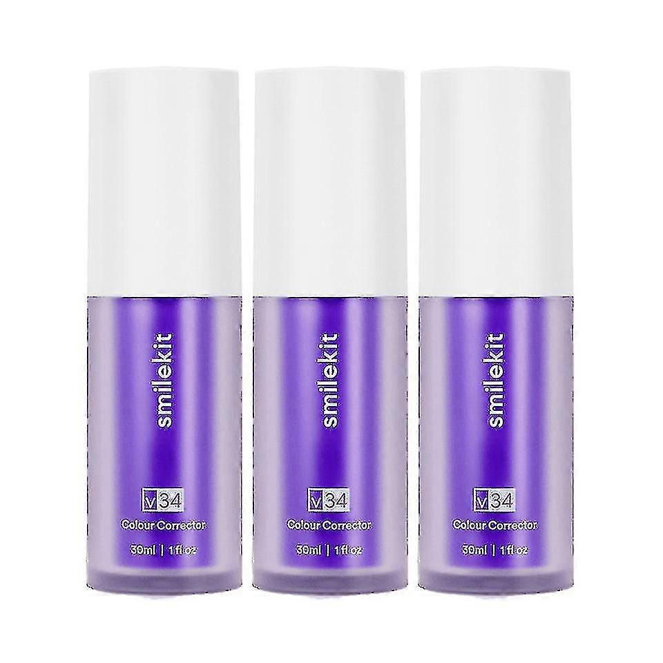 3pcs V34 Purple Toothpaste 30ml
