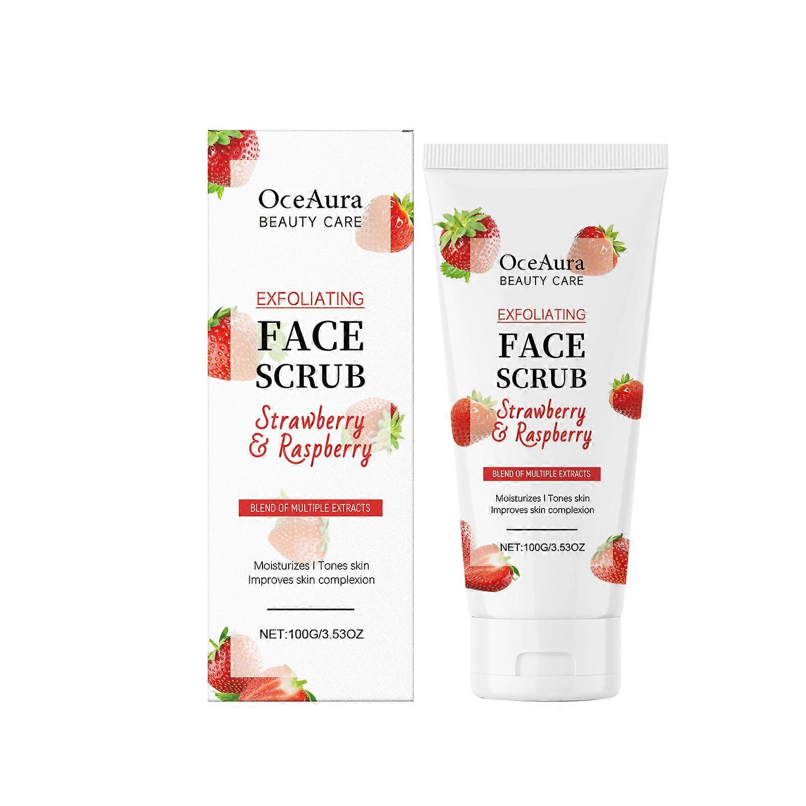 OceAura The Facial Scrub Gently Cleanses The Pores And Keratin Of The Face, Refreshing And Moisturizing Without Causing Tightness