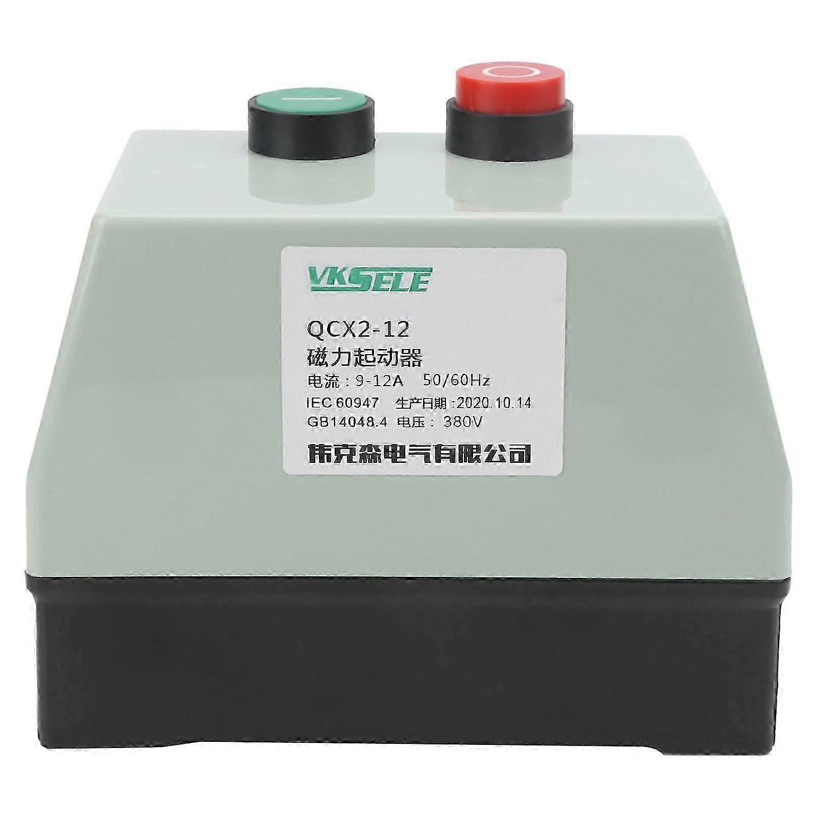 Magnetic Electric Starter Control Overload Protecting with Buttons AC380V QCX212