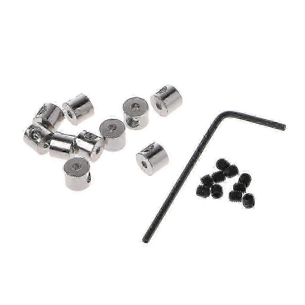 10pcs pin safe locks with wrench tools for secure clasp