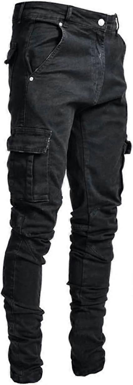 Casual Skinny Denim Slim Fit Pants or Men's