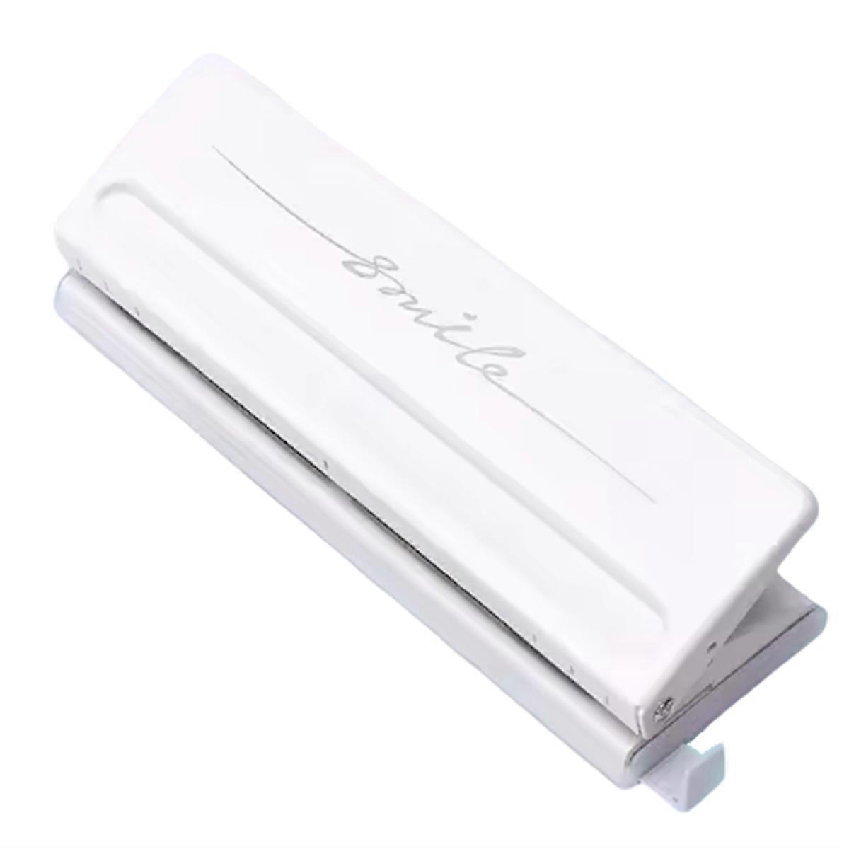 9170 Adjustable Hole Punch Machine 6-Hole Distance Adjustable Paper Hole Puncher Binder Inner Page Hole Punch