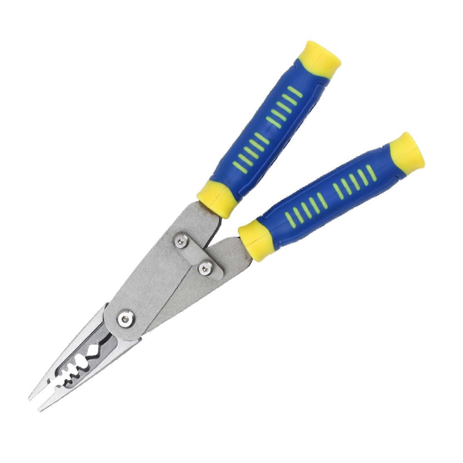 Professional Convertible Pliers Wire Stripping Function With Anti Slip Handle Suitable For Precise Work In Tight Space Multicolor