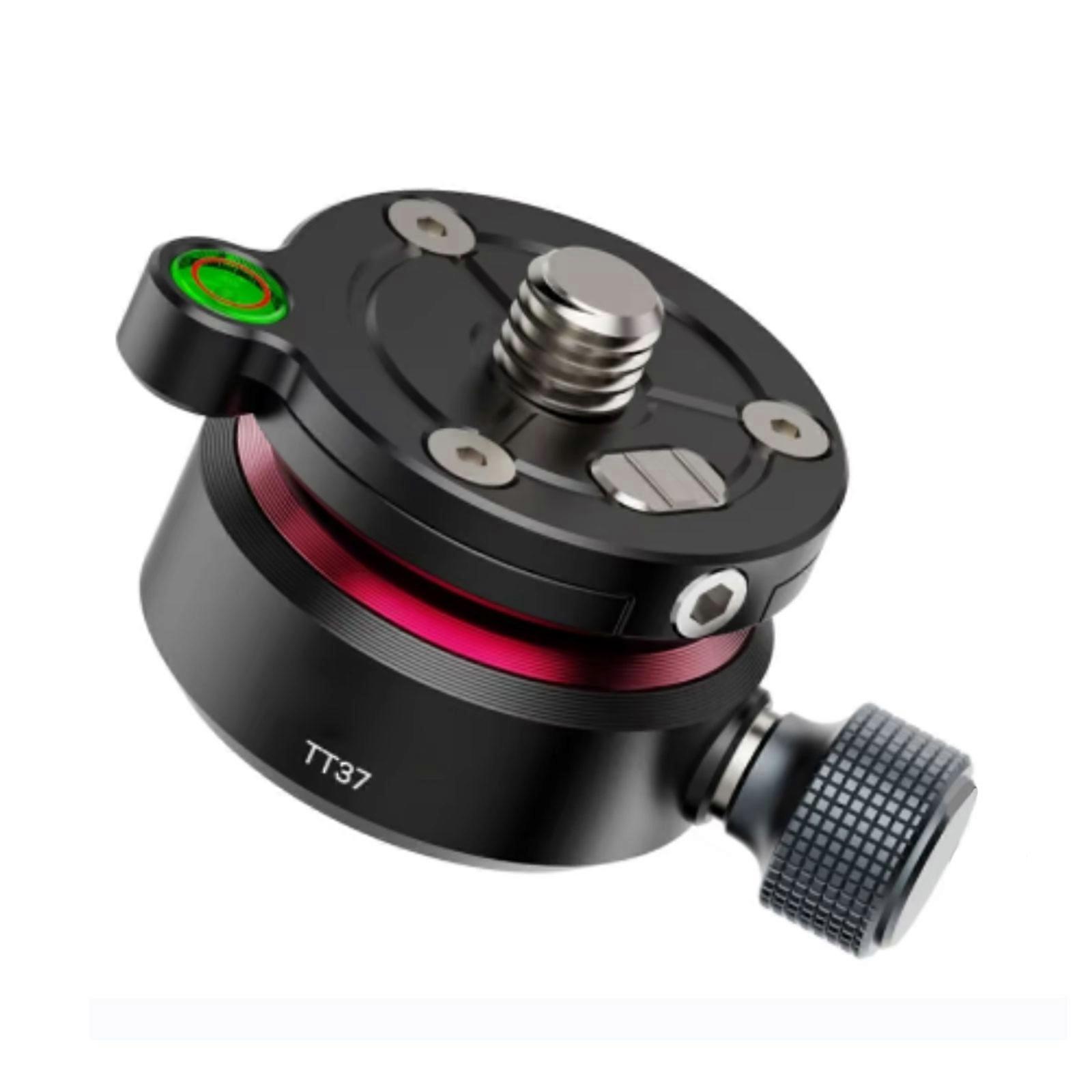 Tripod Leveling Base Tripod Head Leveling Base Camera Leveler Tripod Leveler Adjust Aluminum Hydraulic Damping Gimbals Multicolor