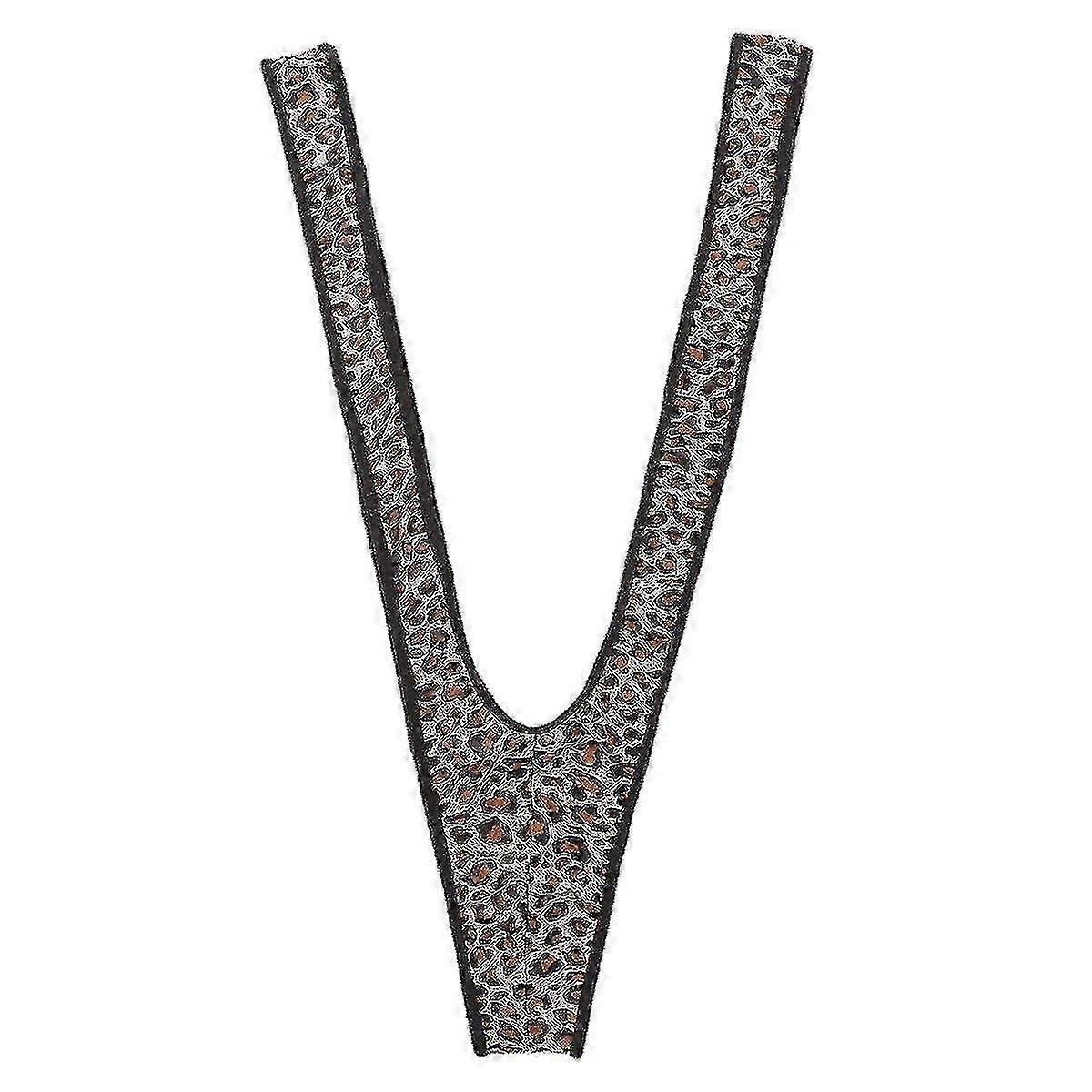 زي مانكيني ثونغ على طراز بورات للرجال مع أشرطة حبال الخامس الجدة ملابس داخلية مضحكة للحفلات وتأثيري