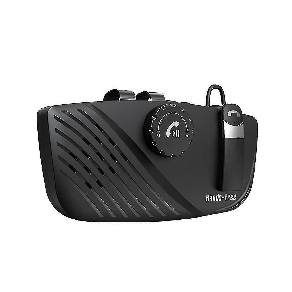 Car Bluetooth 5.0 Transmitter Receiver Wireless Visor Handsfree Speakerphone Car Kit With Audio Adp