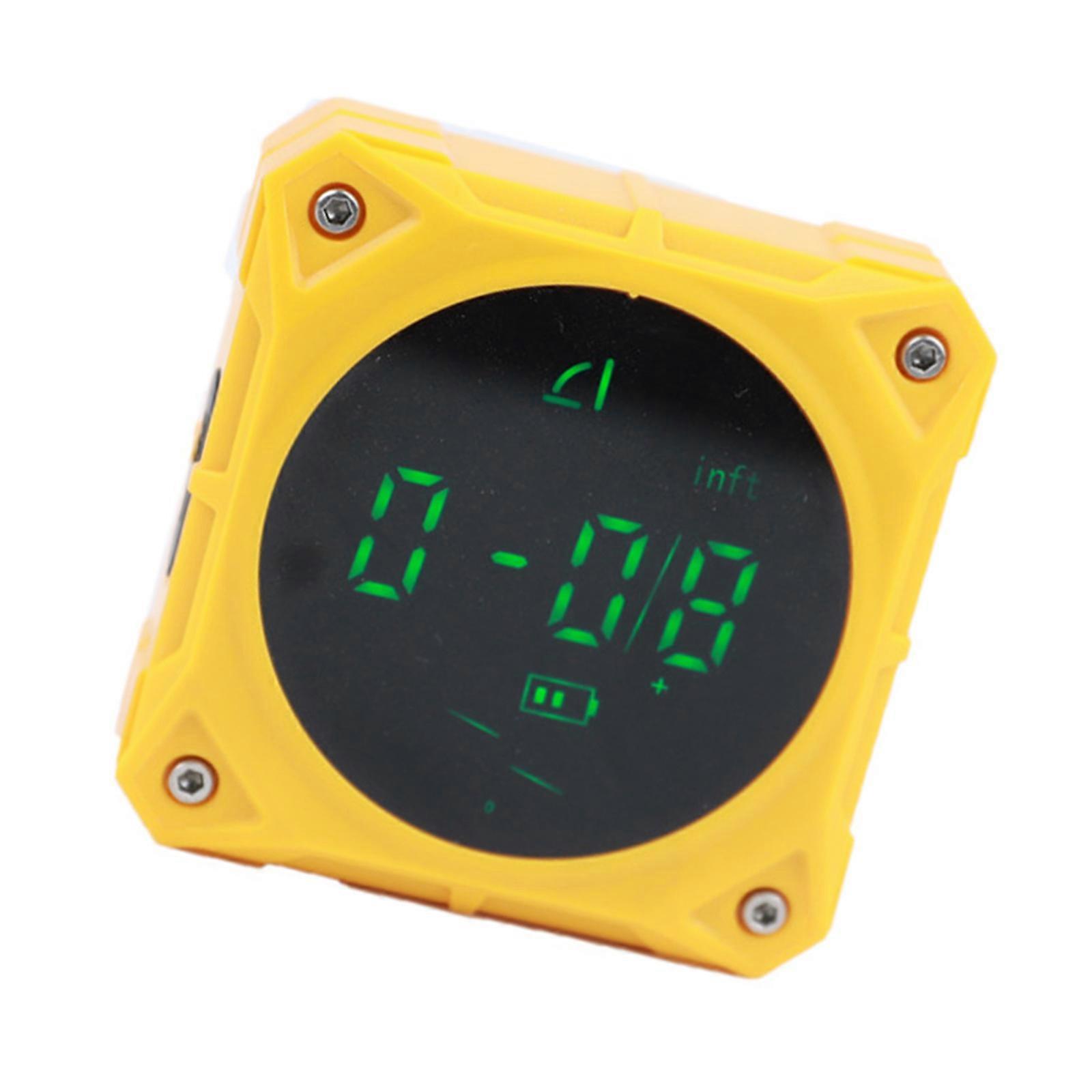 Waterproof Angles Gauges With Built In Magnets And Rechargeable Battery Convenient Design For On Site Measurements  Yellow