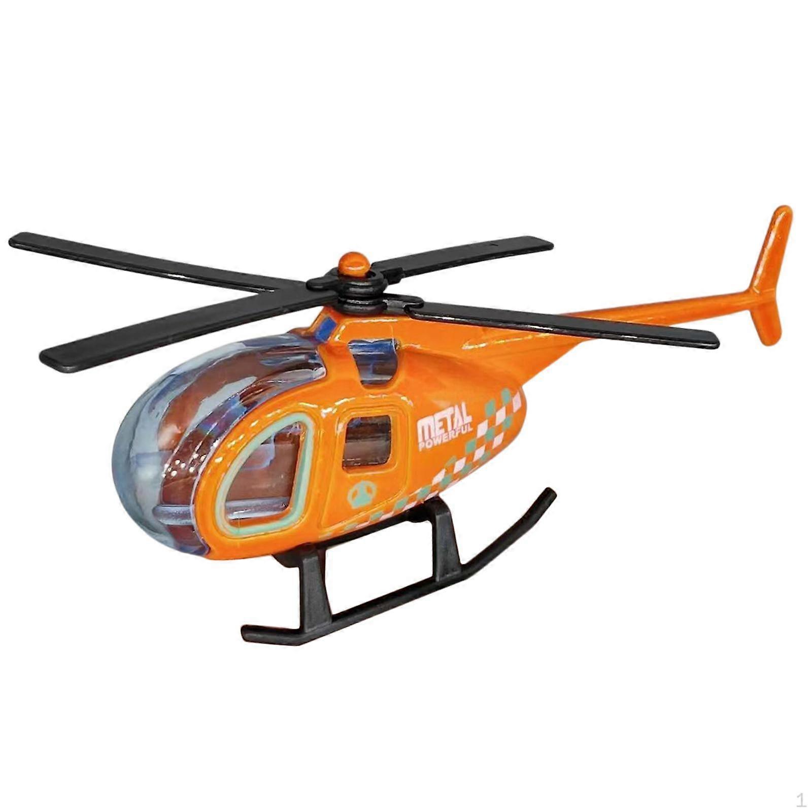 1/64 Collection of Diecast Alloy Helicopter, Children's Plane Toy Game Model for Children