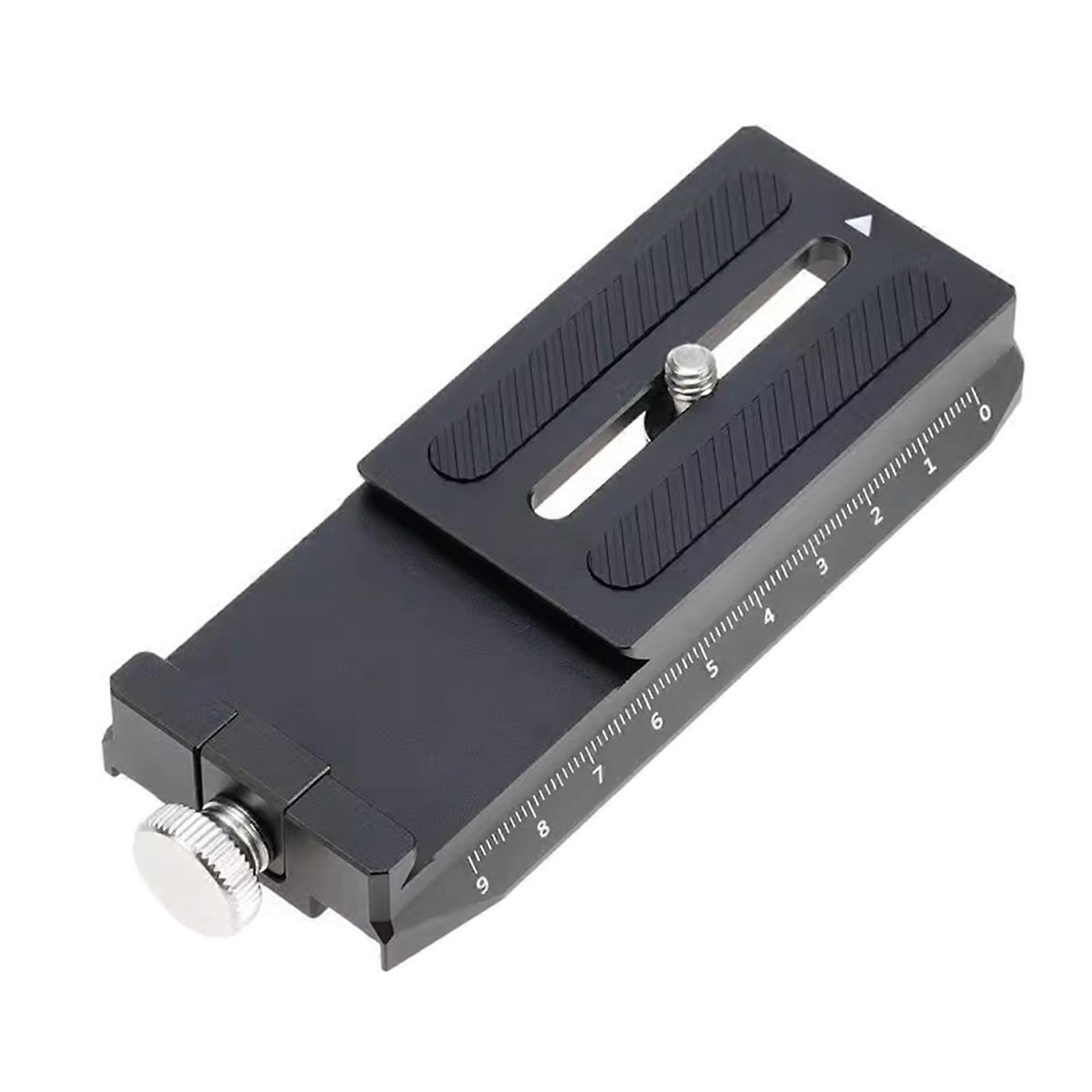 Universal Lower Quick Release Plate Camera Component for RS4pro Action Cameras Suitable for Both Genders 1/4in Screw Multicolor