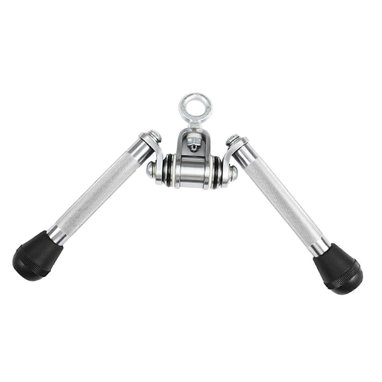 Tricep Press Down V Bar Non Slip LAT Pulldown Handle Cable Attachment for Gym Strength Training