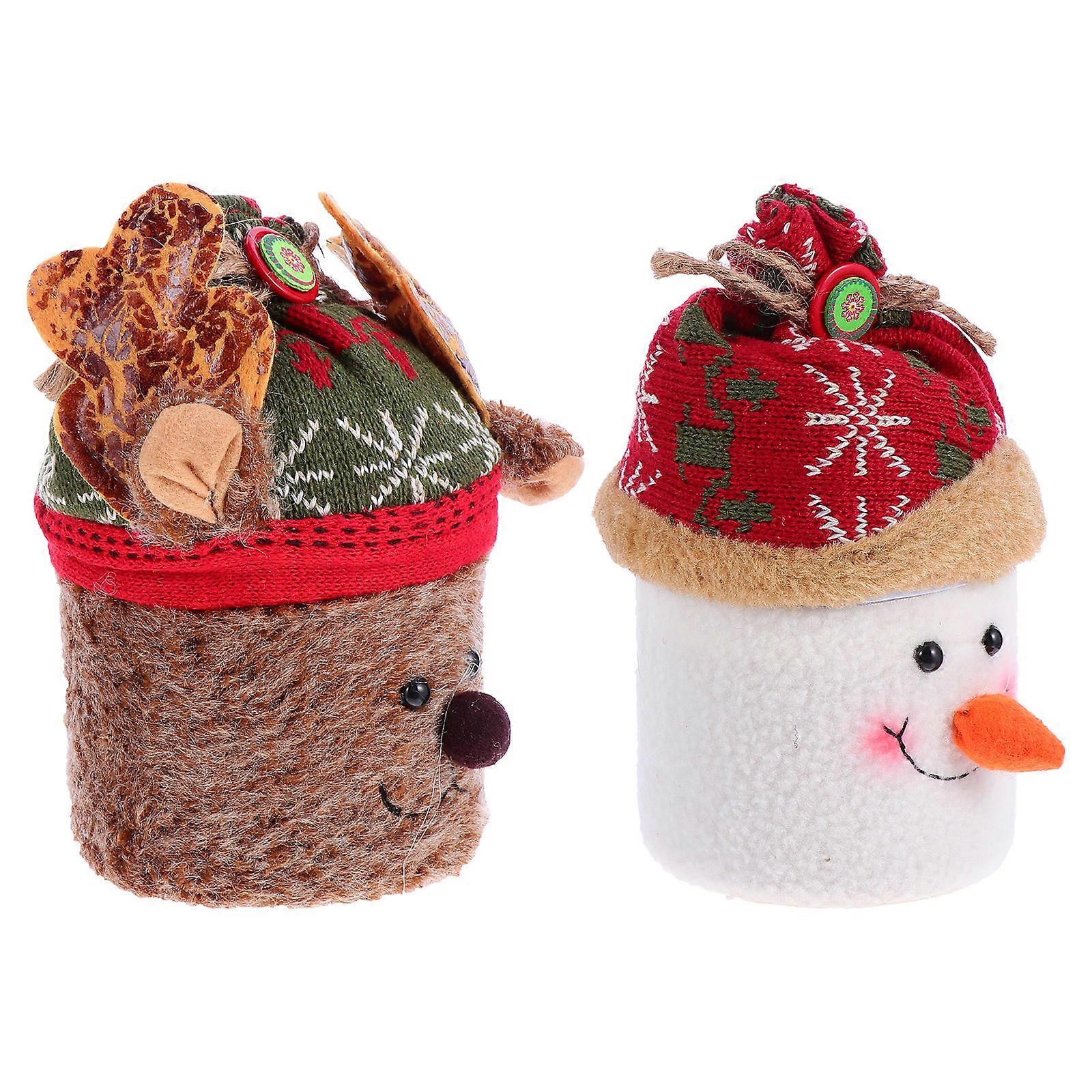 Candy Gift Boxes Candy Containers for Storage 2Pcs with Assorted Color