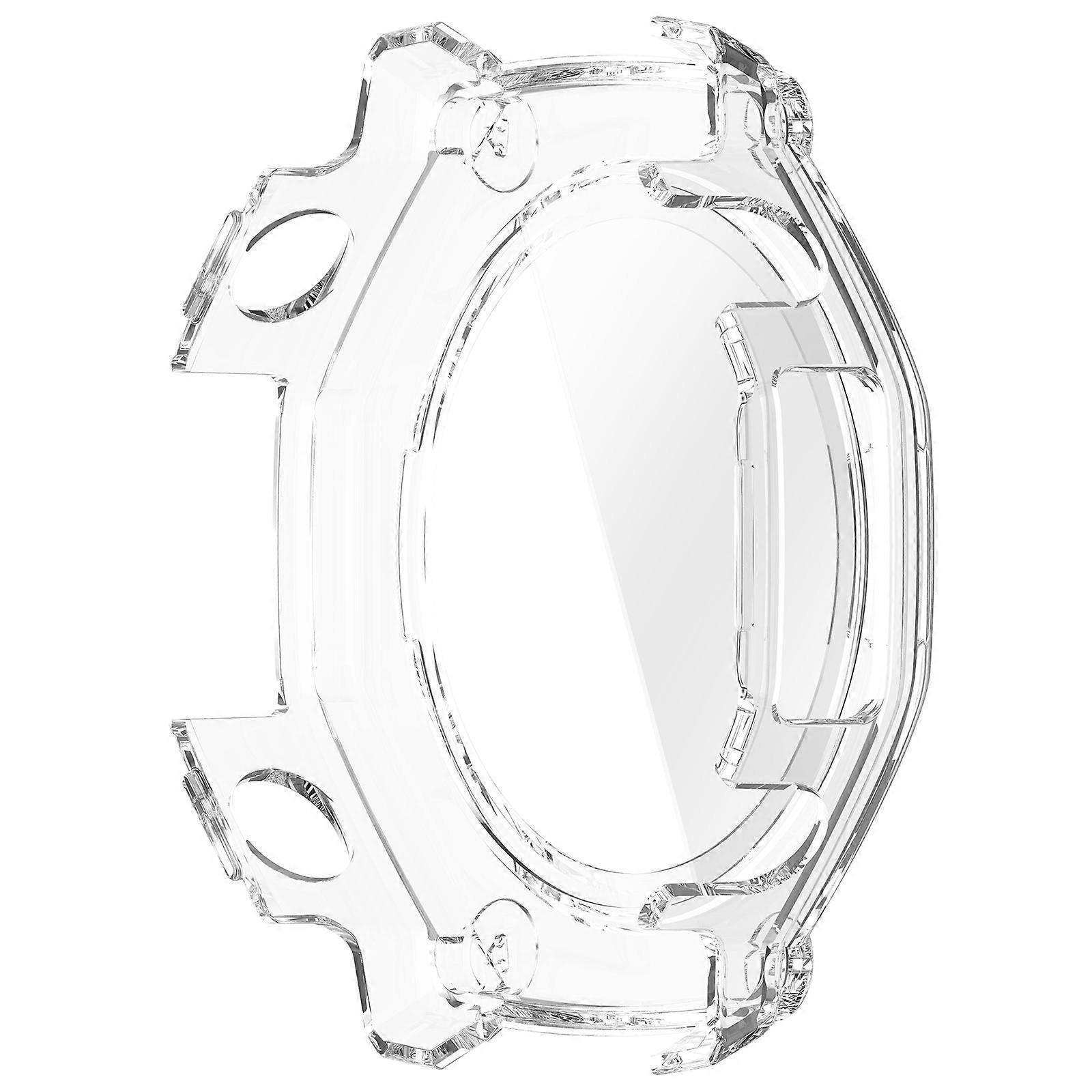 Antiscratch PC Hard Cover Screen Protector With Build In Tempered Glass For Fitness Trackers Wearable Device Lightweight  Clear