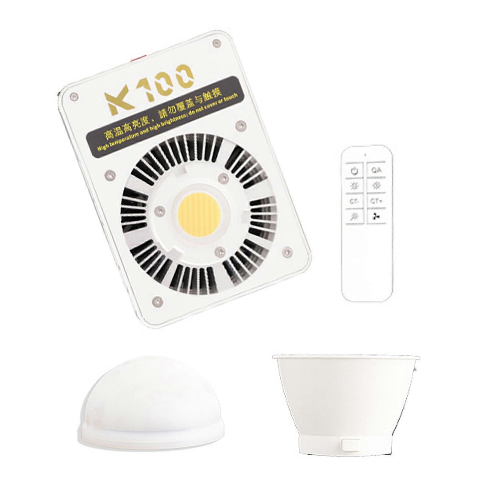 Highly power 100W LED Video Light 2800 6800K Adjustable Color Temperature Handheld Photography Light For Live Streaming  White