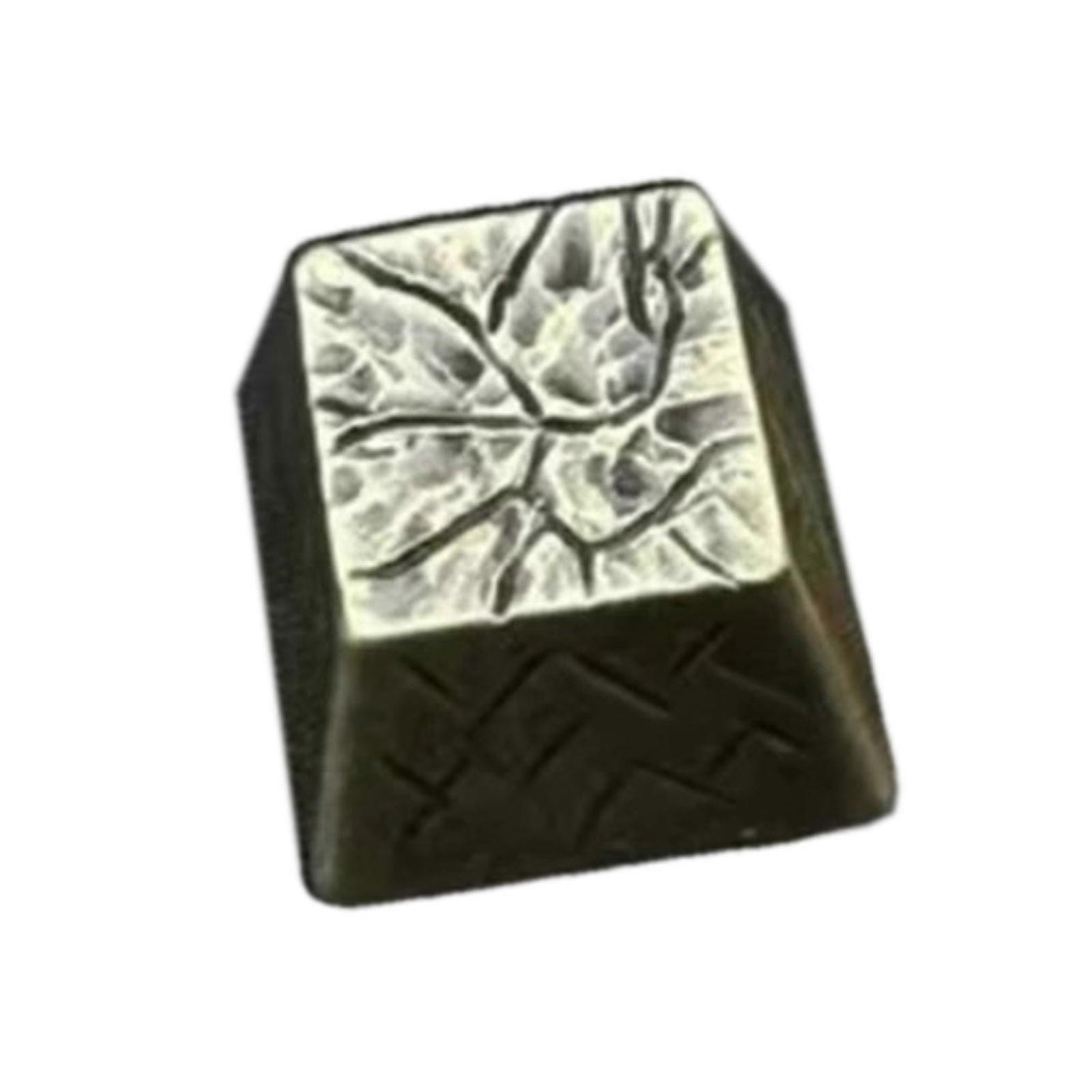 1PC Brass Flaw Caps Cherrys Profile Key Button Artisans Keycap for Mechanical Keyboards Modifiers Multicolor