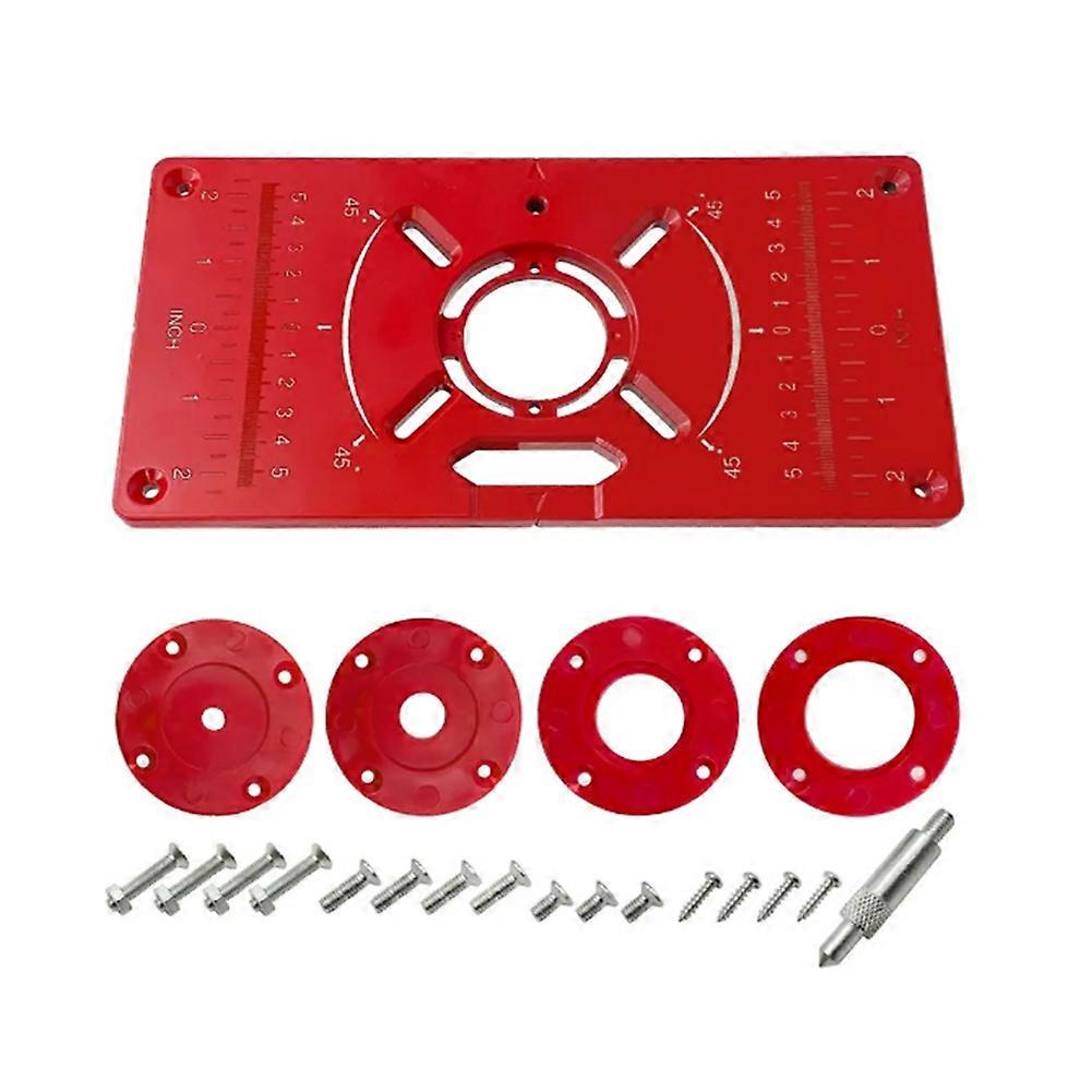 Router Table Insert Plate Woodworking Bench Table Saw for Multifunct Wood Plate Machine Engraving Tool Flip Board