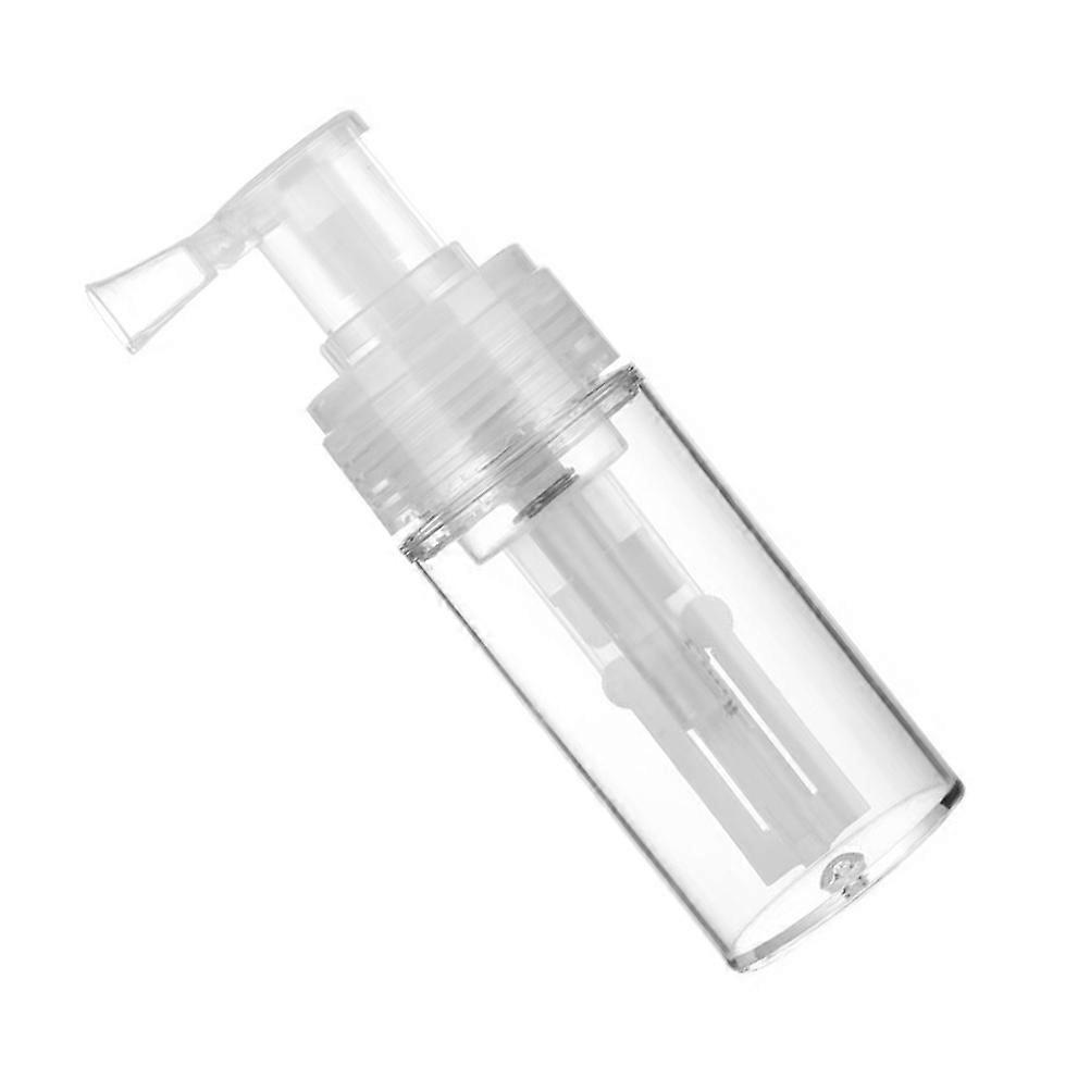 مسحوق رذاذ زجاجة تصفيف الشعر زجاجة رذاذ مسحوق حاوية تخزين (أبيض)