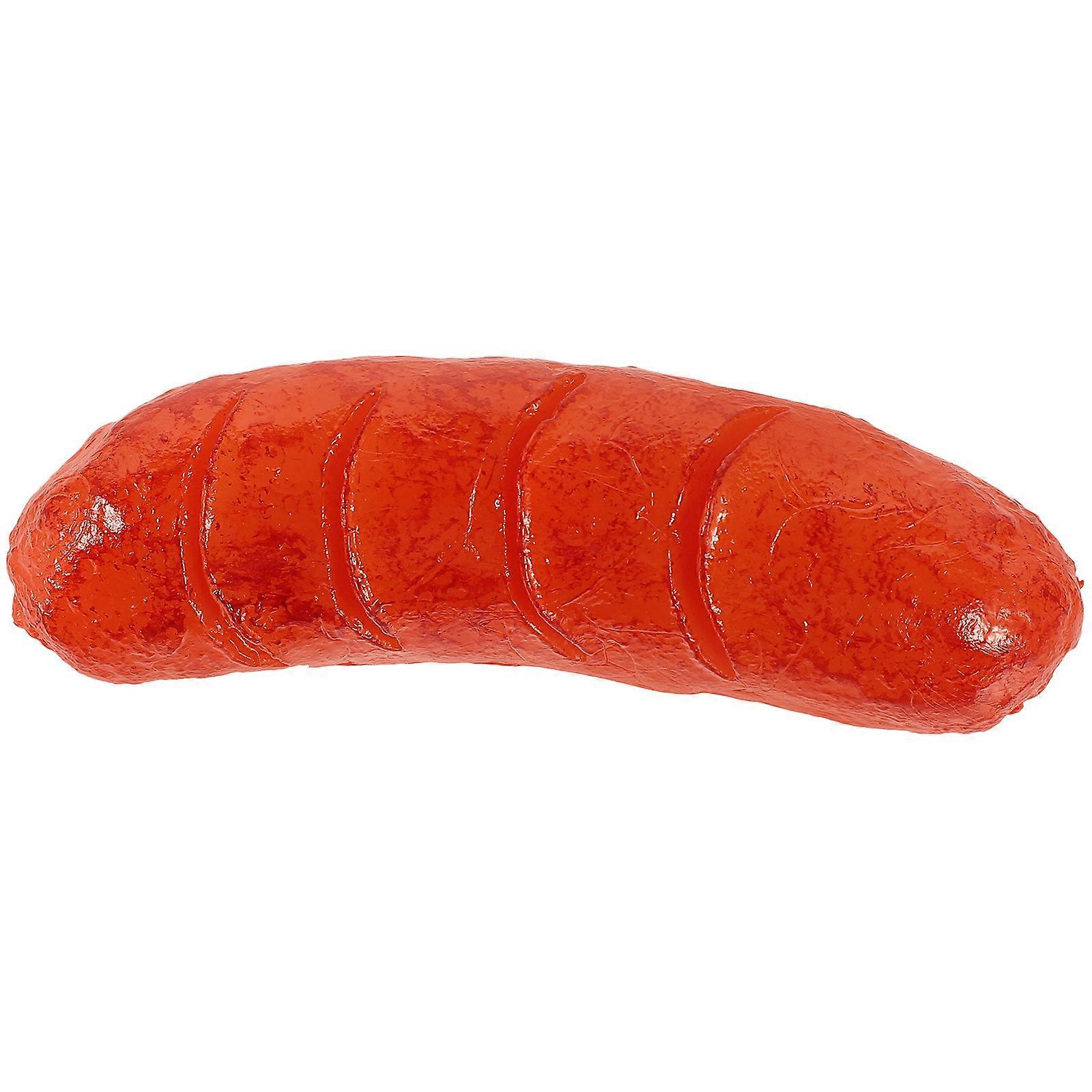 محاكاة هوت دوج وهمية النقانق الاصطناعية نموذج الغذاء وهمية هوت دوج نابض بالحياة دعامة الغذاء