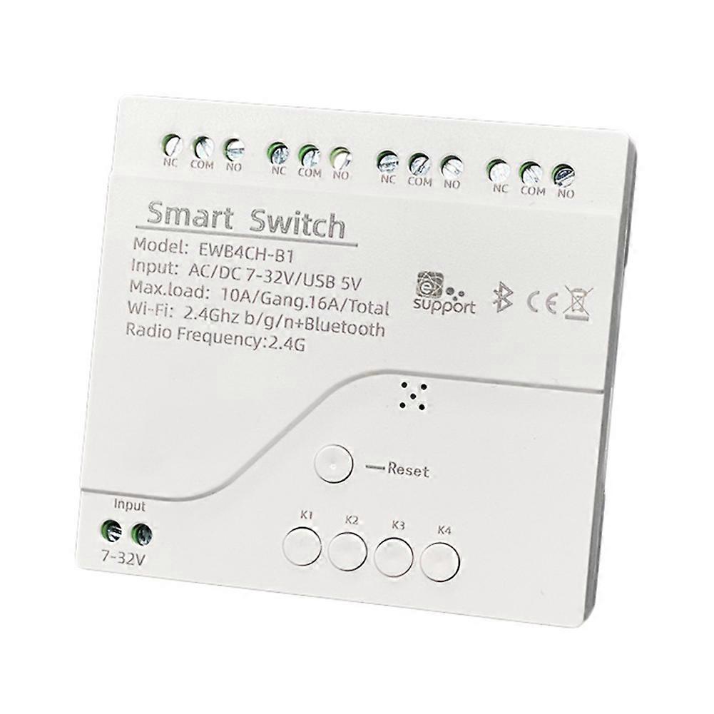 EWeLink Smart Switch 4 Channel Smart WiFi Switch Module 7-32V