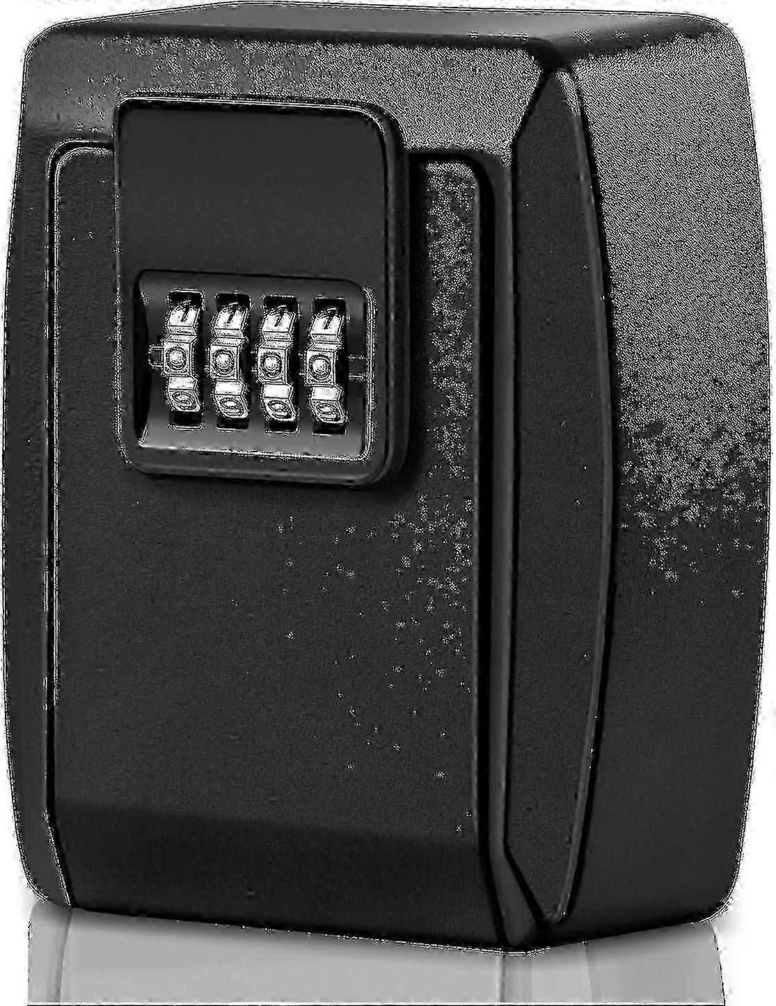 Large Key Safe Wall Mounted Key Lock Box 4 Digit Combination Resettable, Outdoor Key Safe Box Secure Key Storage Waterproof Key Cabinet For Home Garag