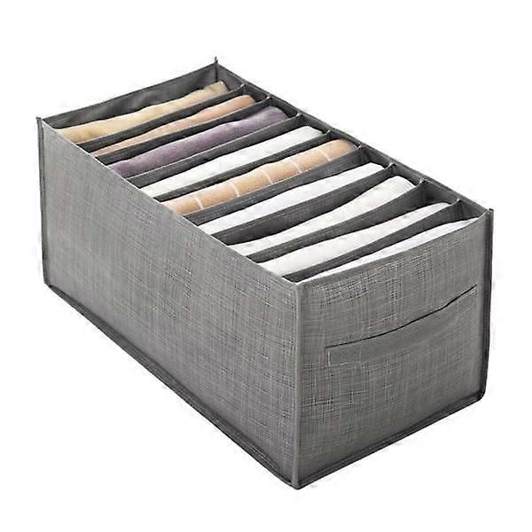 Drawer Organizer - Storage Drawer Divider with 9 Compartments Grey Grey