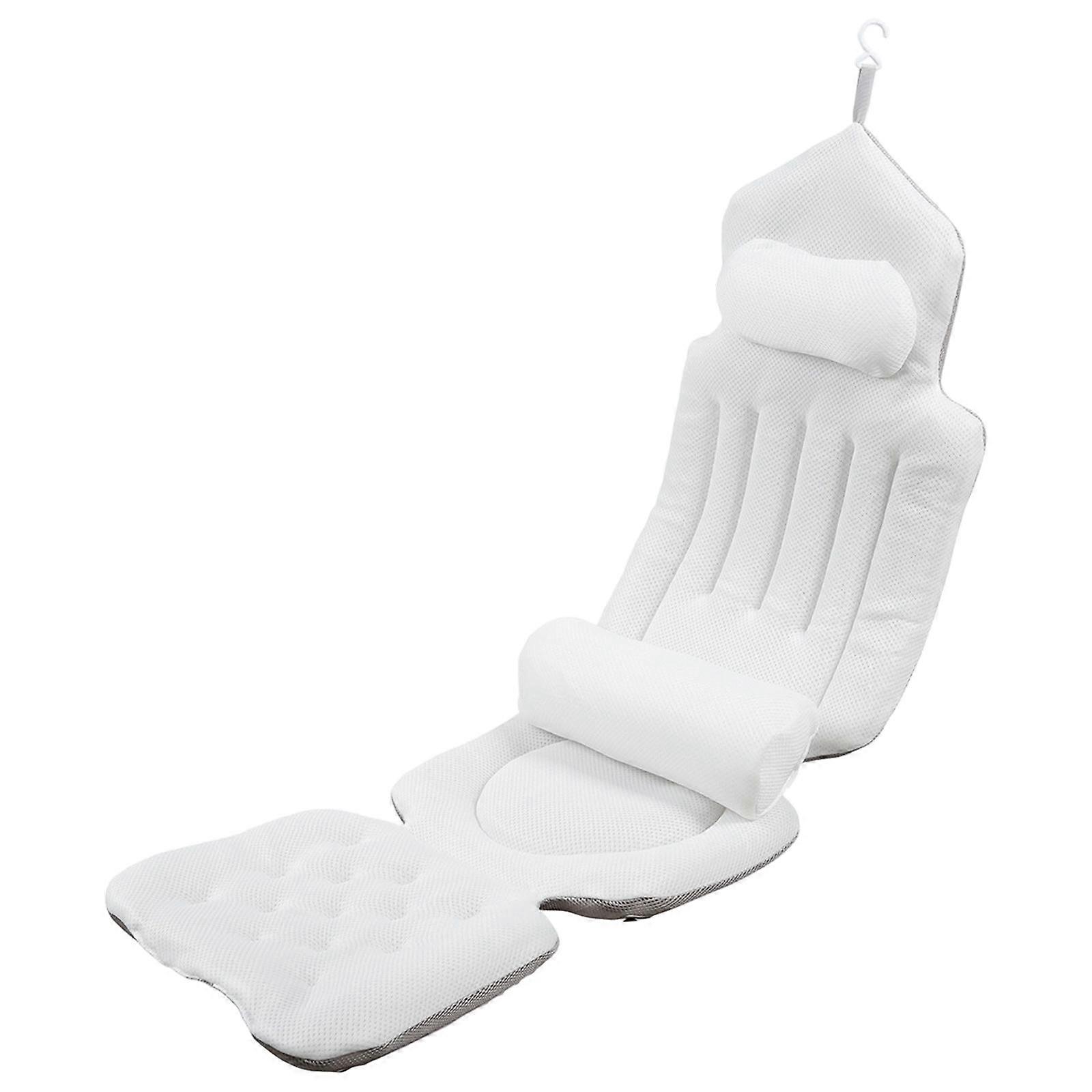 Full Body Bath Pillow Mat Durability with Hook Gifts Accessory Comfortable