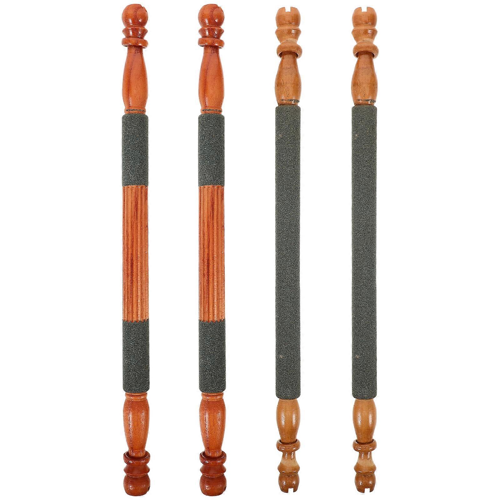 Bird Perch Grinding Rough Parrot Perches for Cage 4Pcs Accessories