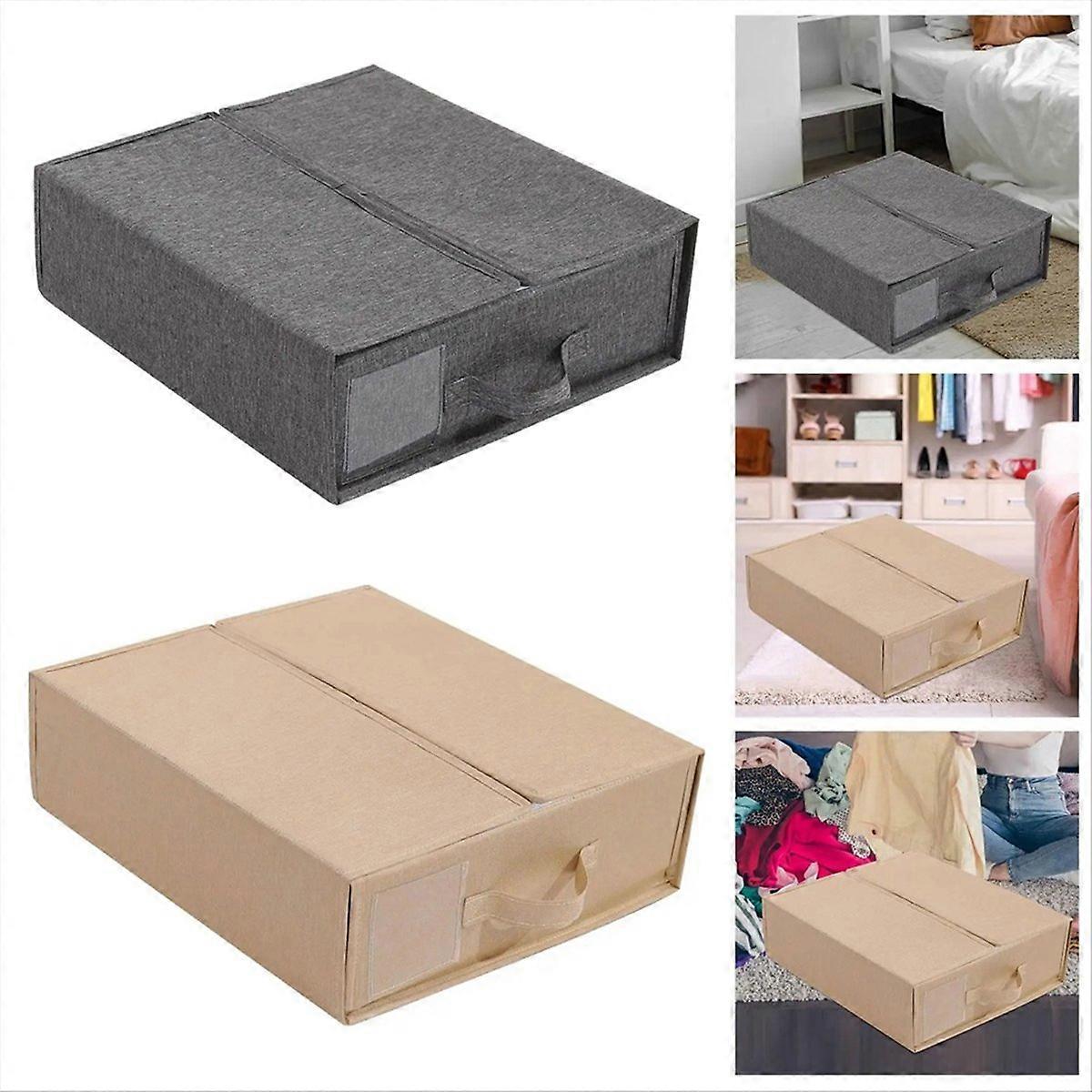 Bed Sheet Organizer Large Capacity Folding Bed Sheet Storage Bag,B